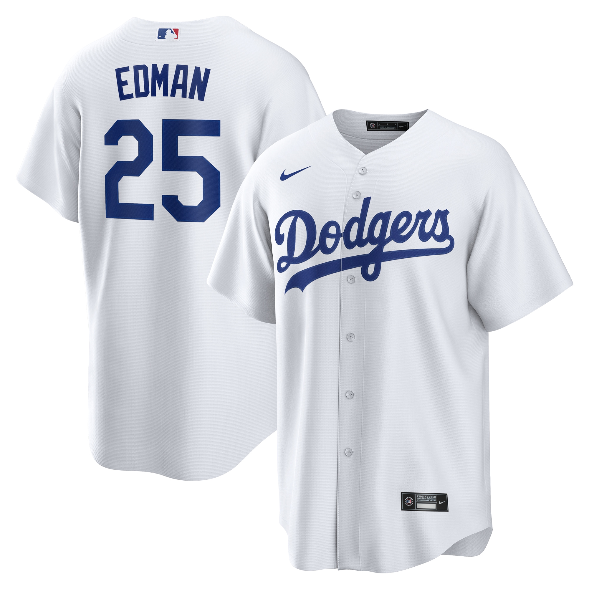 Tommy Edman Los Angeles Dodgers Home Jersey - White
