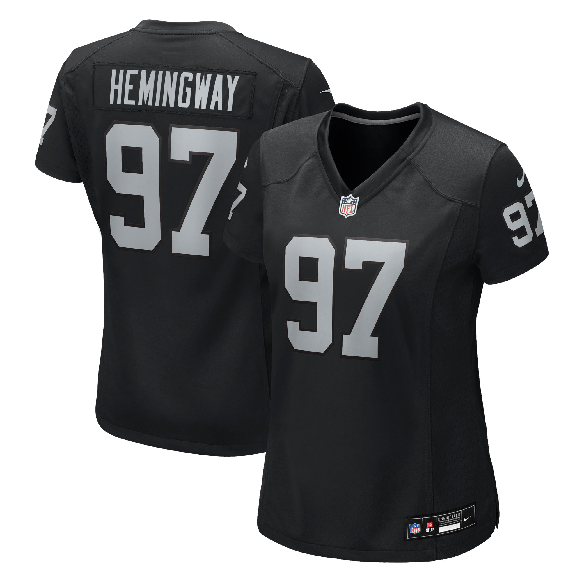 Tonka Hemingway Las Vegas Raiders Women's Team Game Jersey - Black