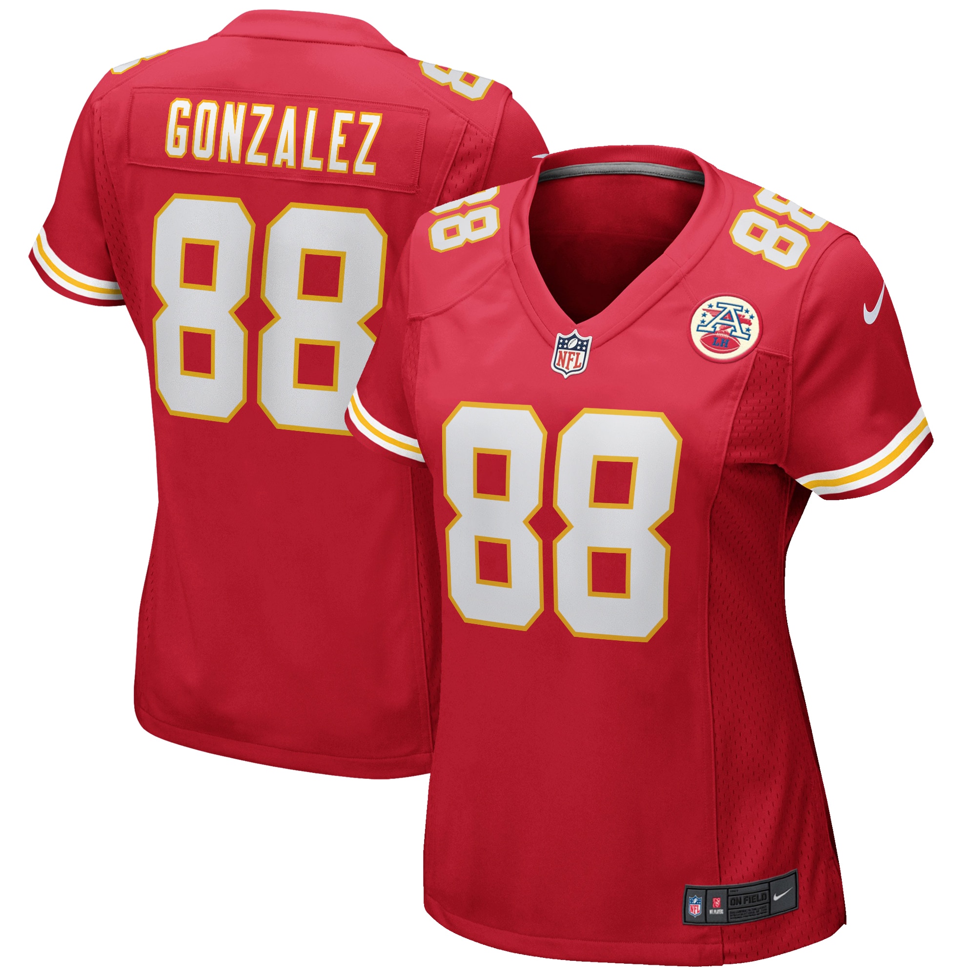 Tony Gonzalez Kansas City Chiefs Women's Game Retired Player Jersey - Red