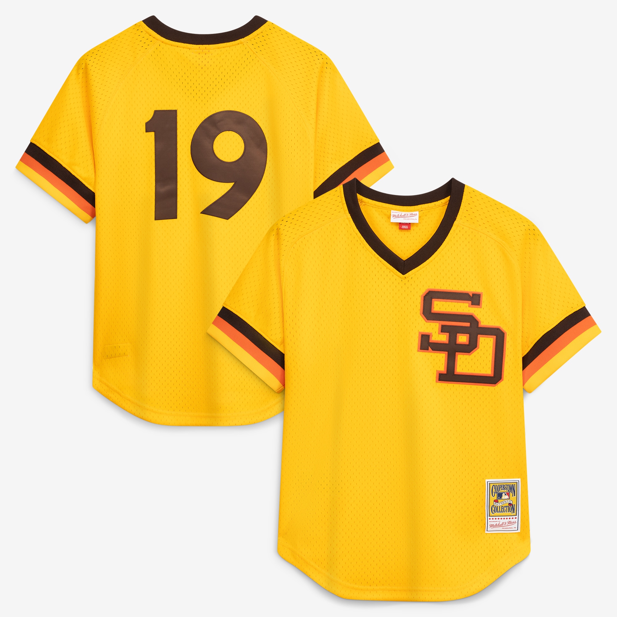 Tony Gwynn San Diego Padres Batting Practice Jersey - Gold