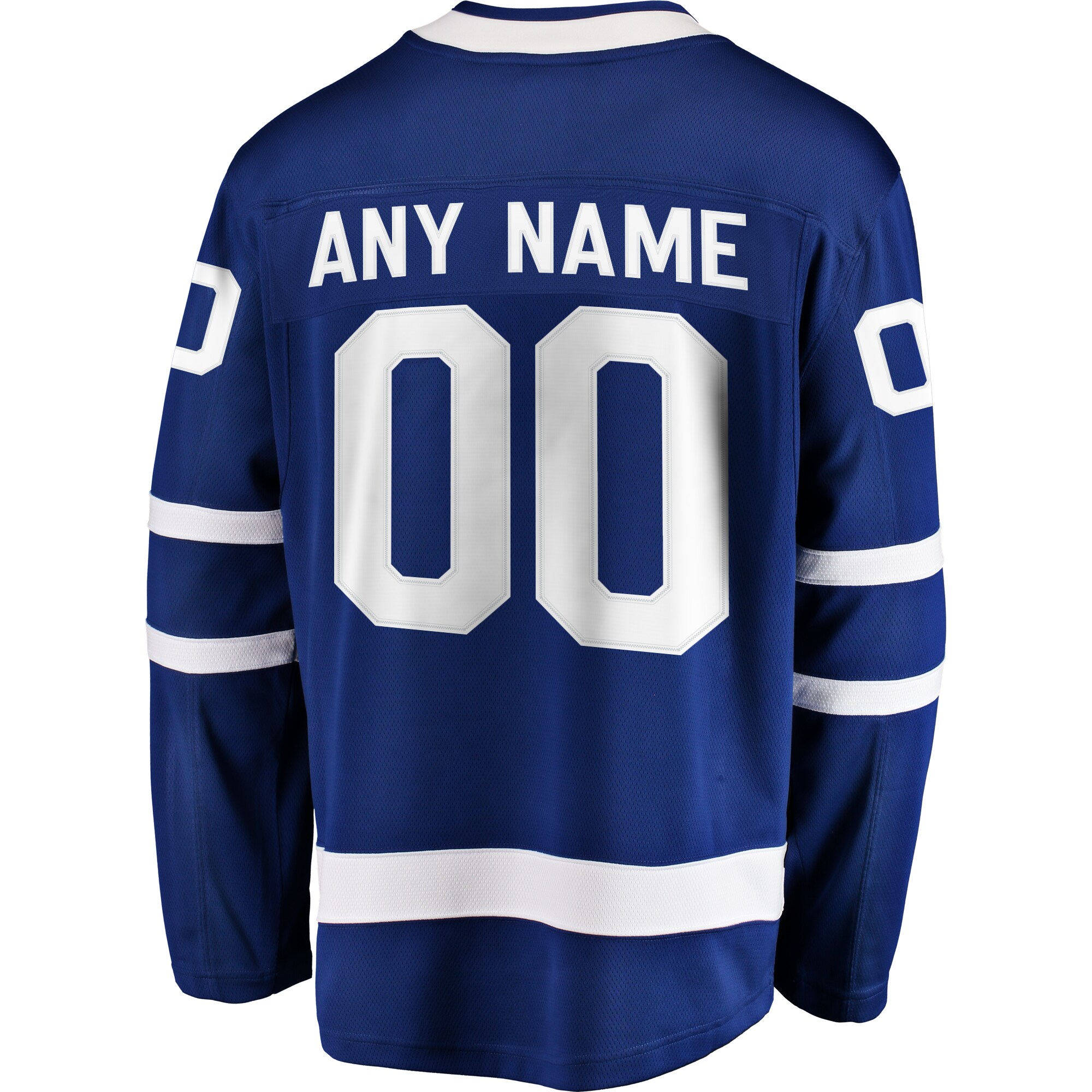 Alternative view of toronto Fanatics Maple Leafs Blue Jersey - Fanatics Toronto Maple 3