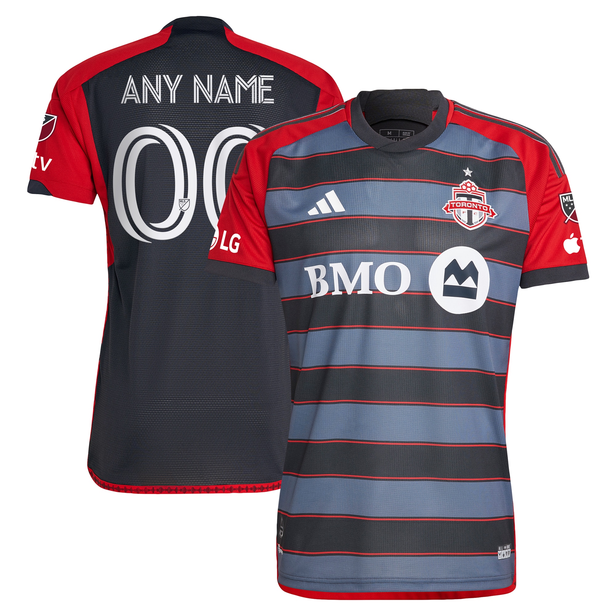 Toronto FC 2023 Club Kit Custom Jersey - Gray