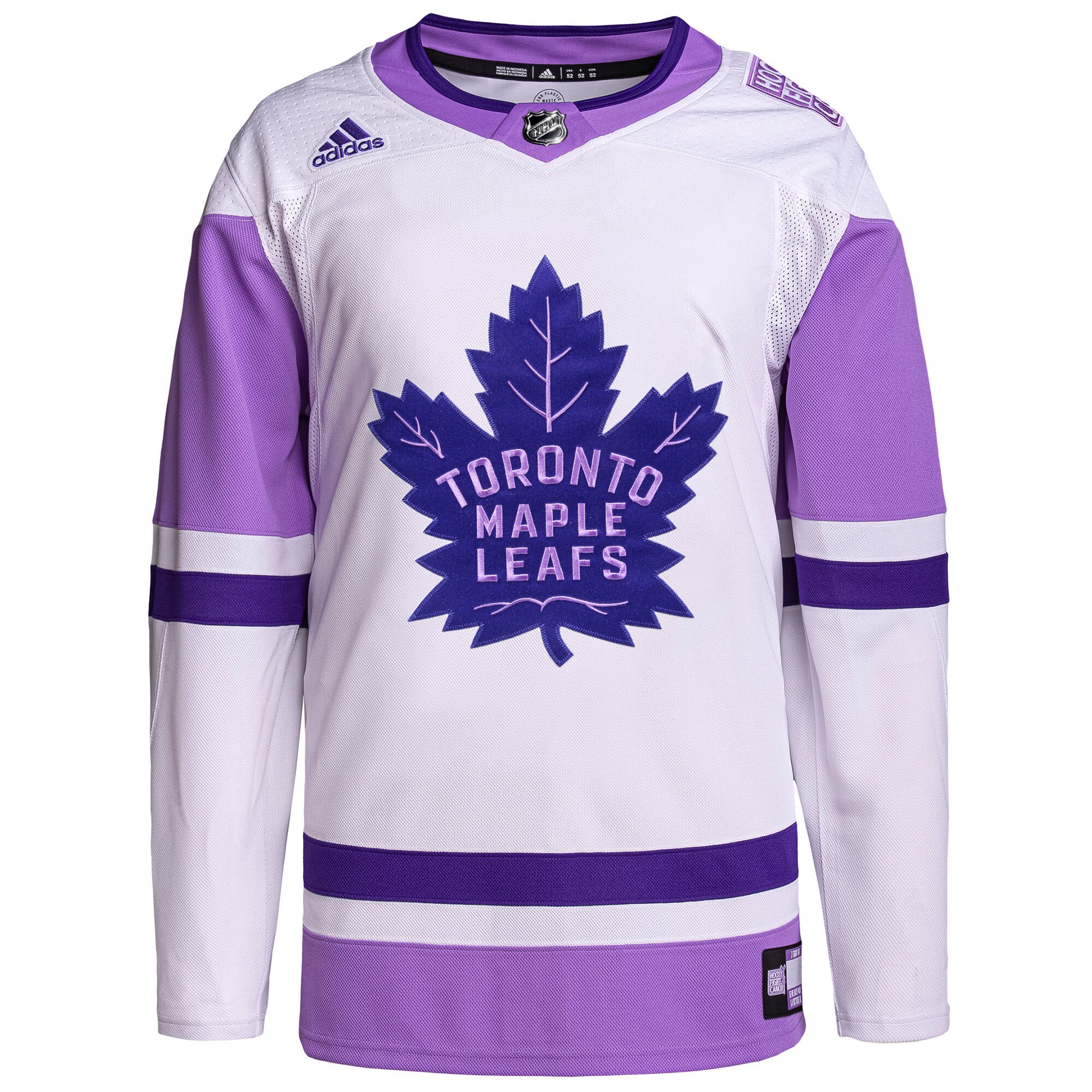 Alternative view of Toronto Maple Leafs Purple Jersey - Adidas - Custom NHL