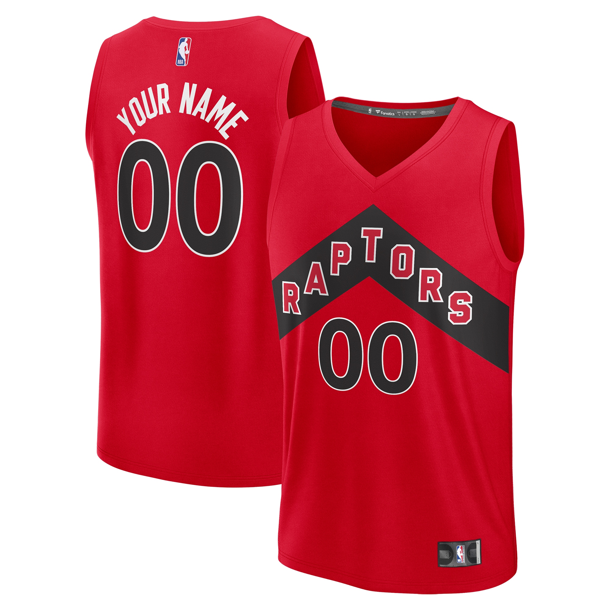 Toronto Raptors Fanatics Fast Break Custom Jersey - Icon Edition - Red