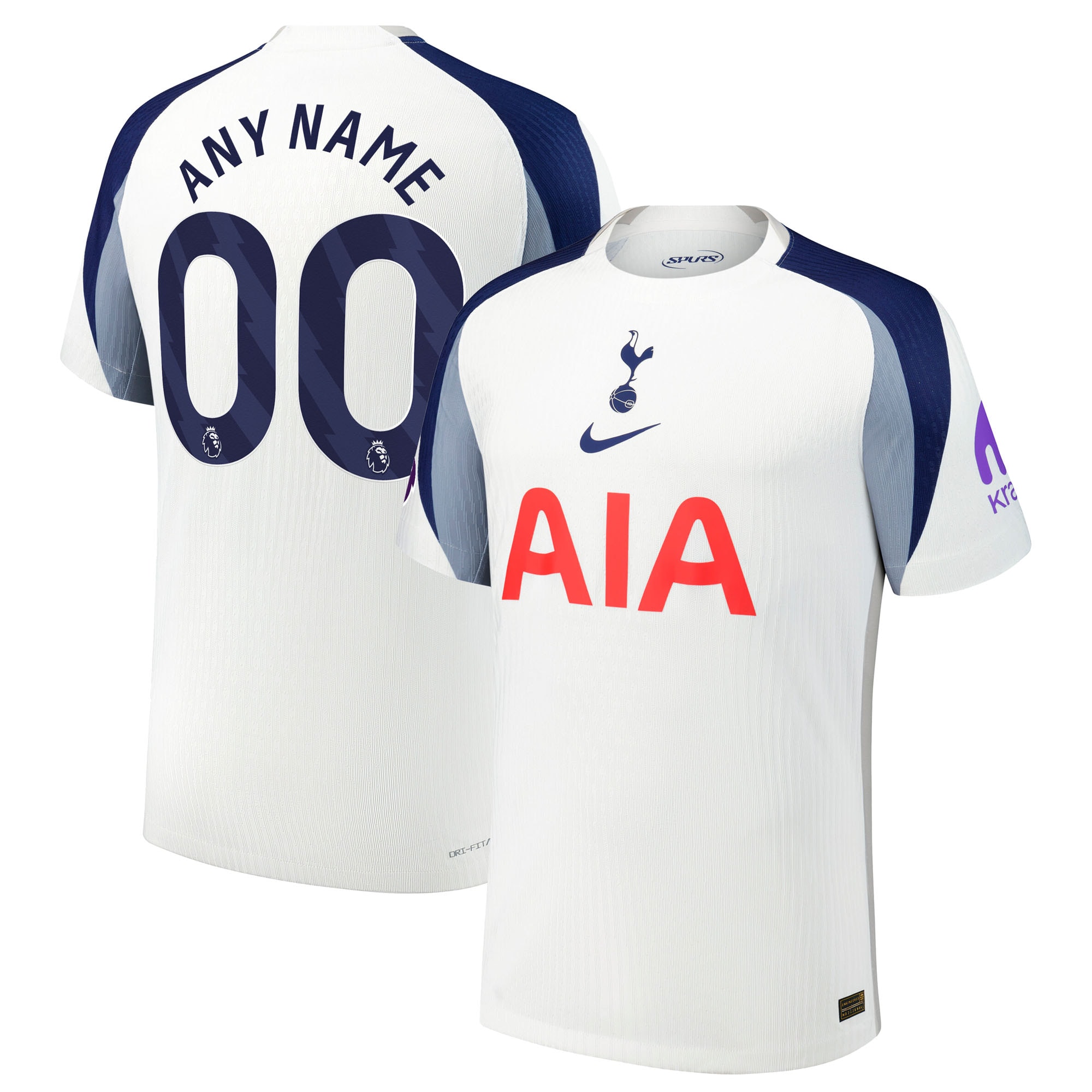 Tottenham Hotspur 2025/26 Home Custom Jersey