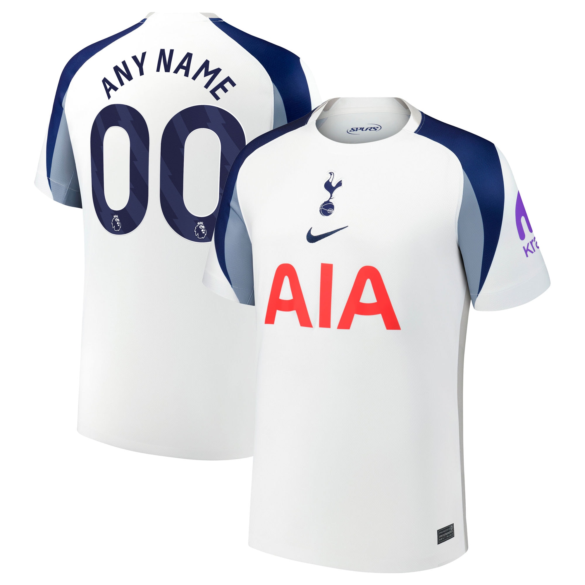 Tottenham Hotspur 2025/26 Home Custom Jersey