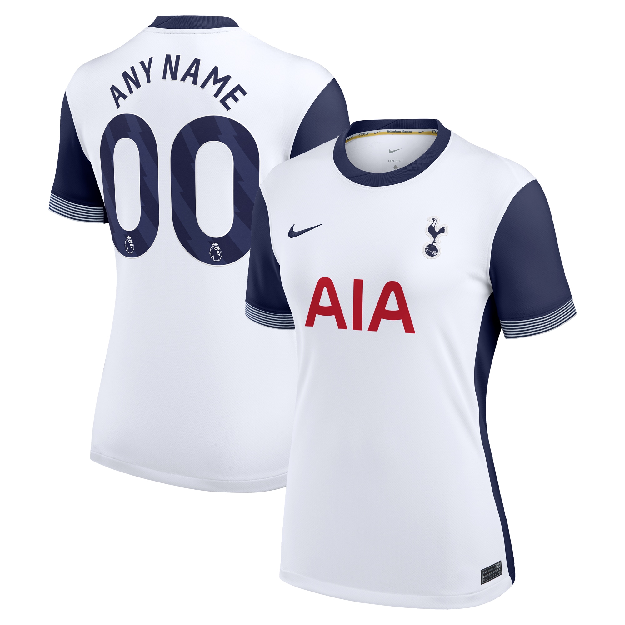 Tottenham Hotspur Women's 2024/25 Home Custom Jersey