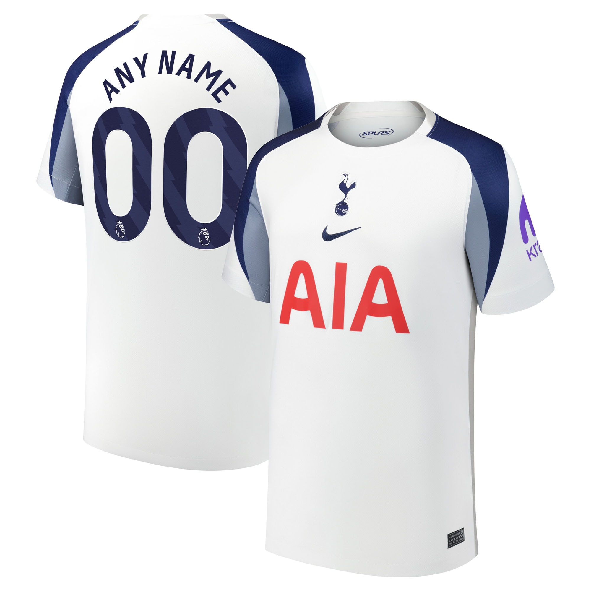 Tottenham Hotspur Youth 2025/26 Home Custom Jersey
