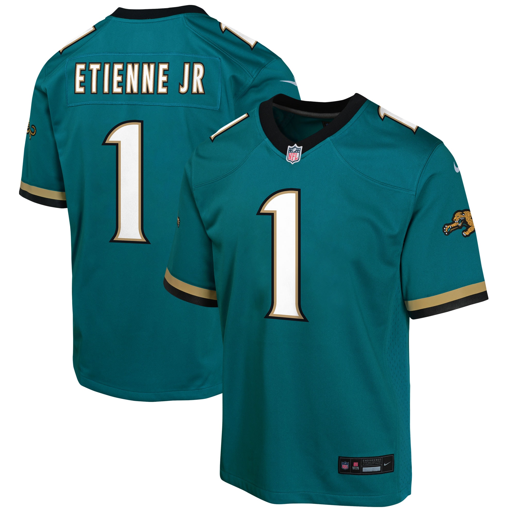 Travis Etienne Jacksonville Jaguars Youth Game Jersey - Teal