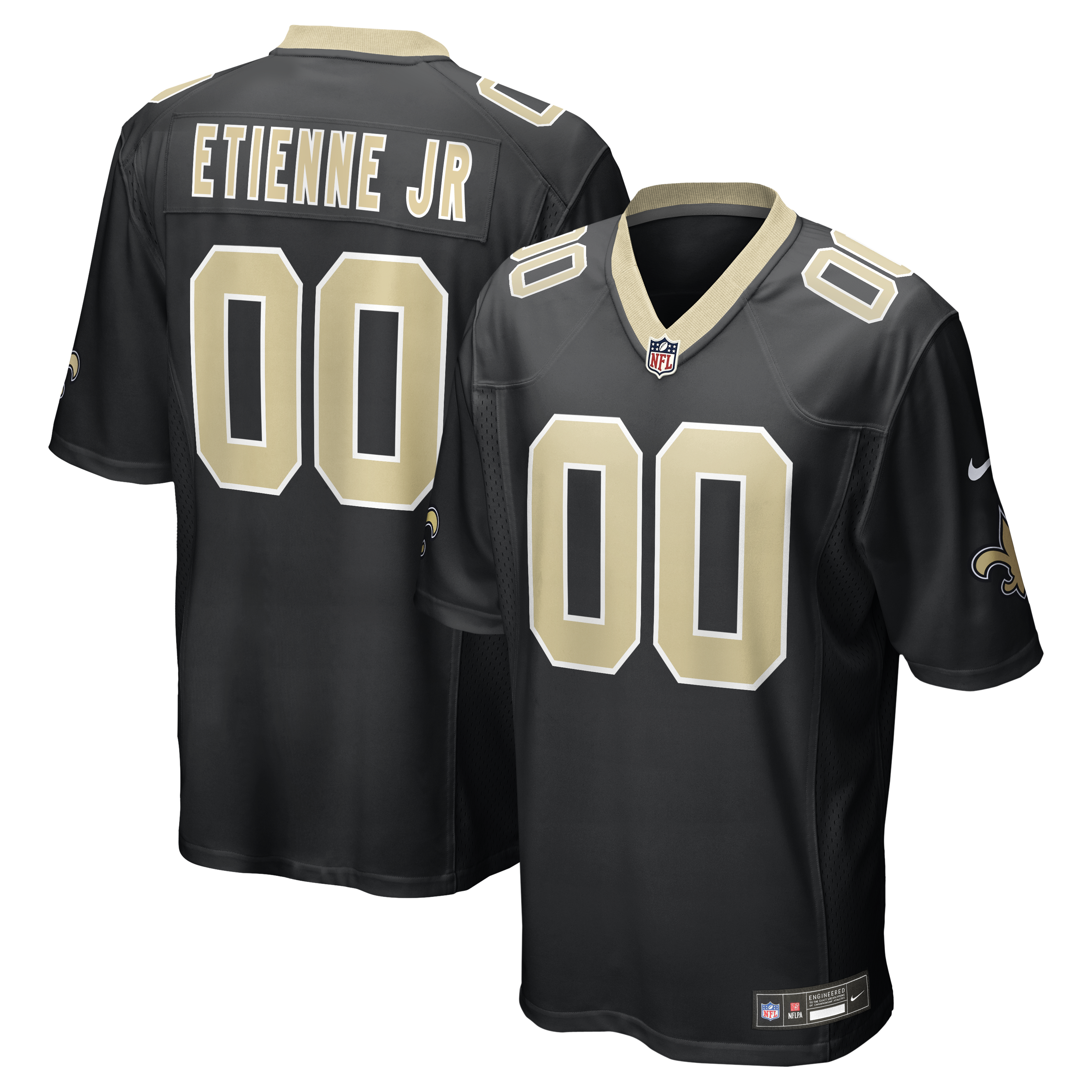 Travis Etienne Jr New Orleans Saints Game Jersey - Black