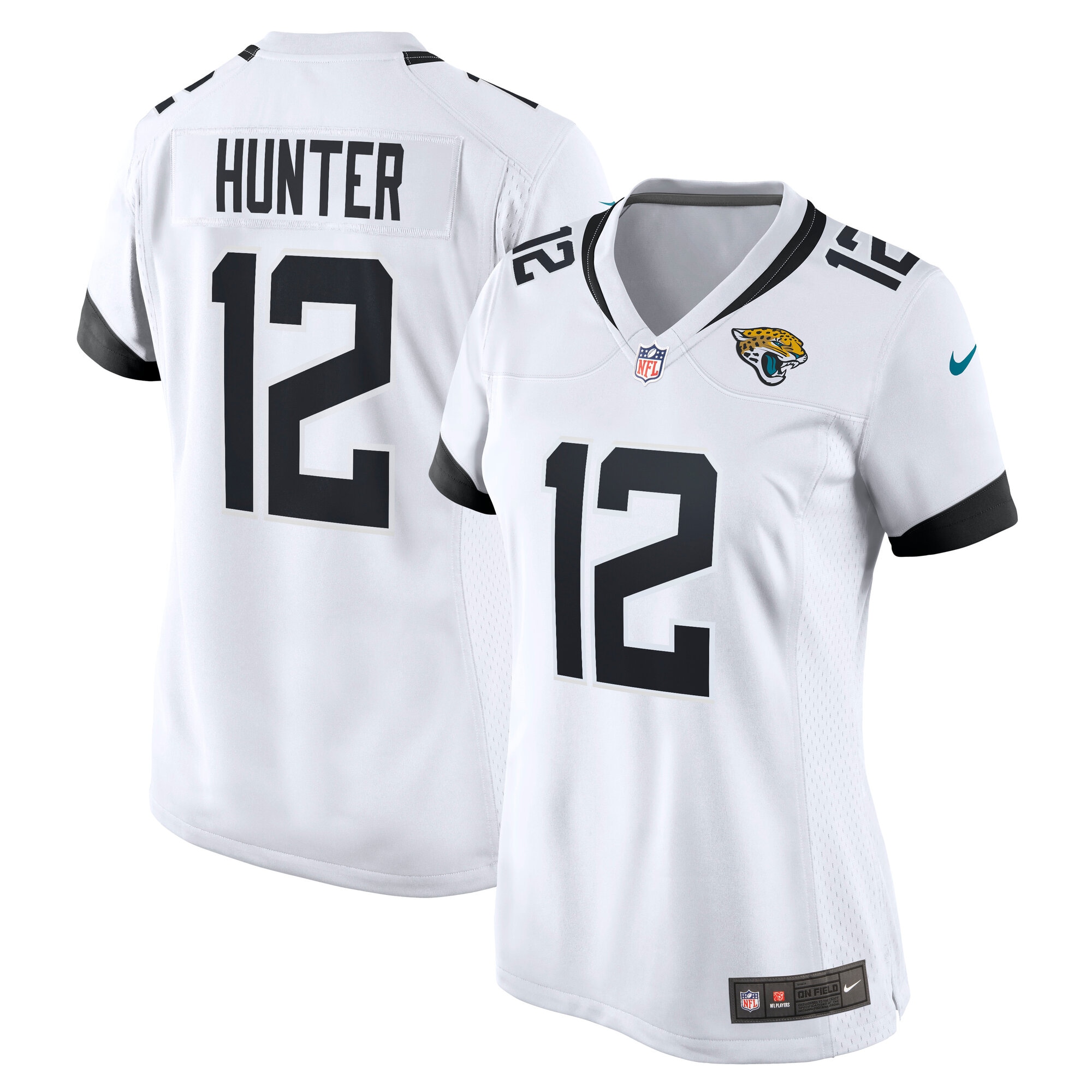 Travis Hunter Jacksonville Jaguars Women's Game Jersey - White