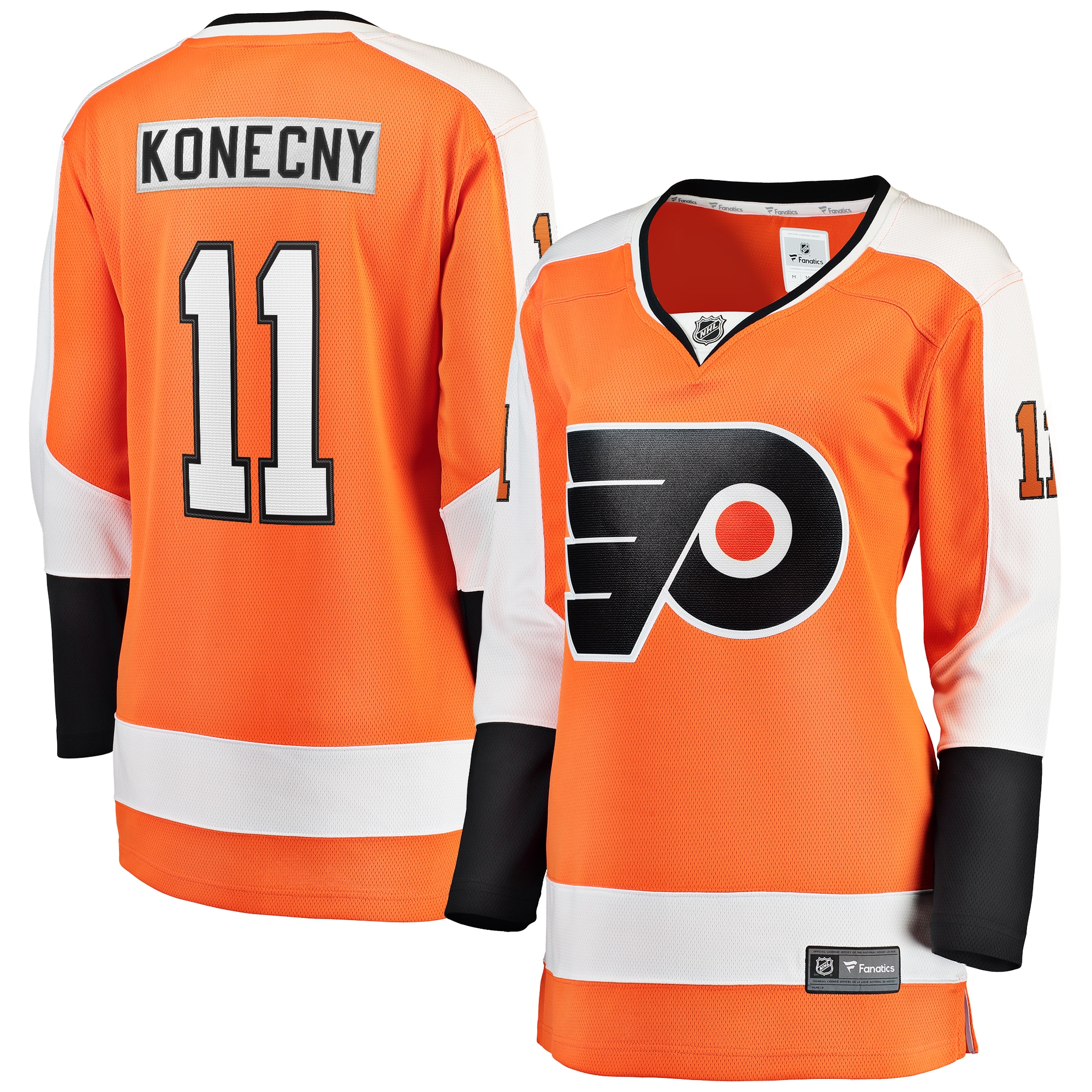 Travis Konecny Philadelphia Flyers Fanatics Women's Home Breakaway Jersey - Orange
