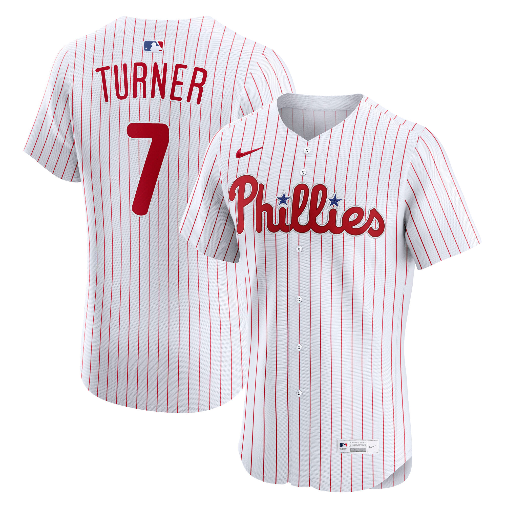 Trea Turner Philadelphia Phillies Home Elite Jersey - White
