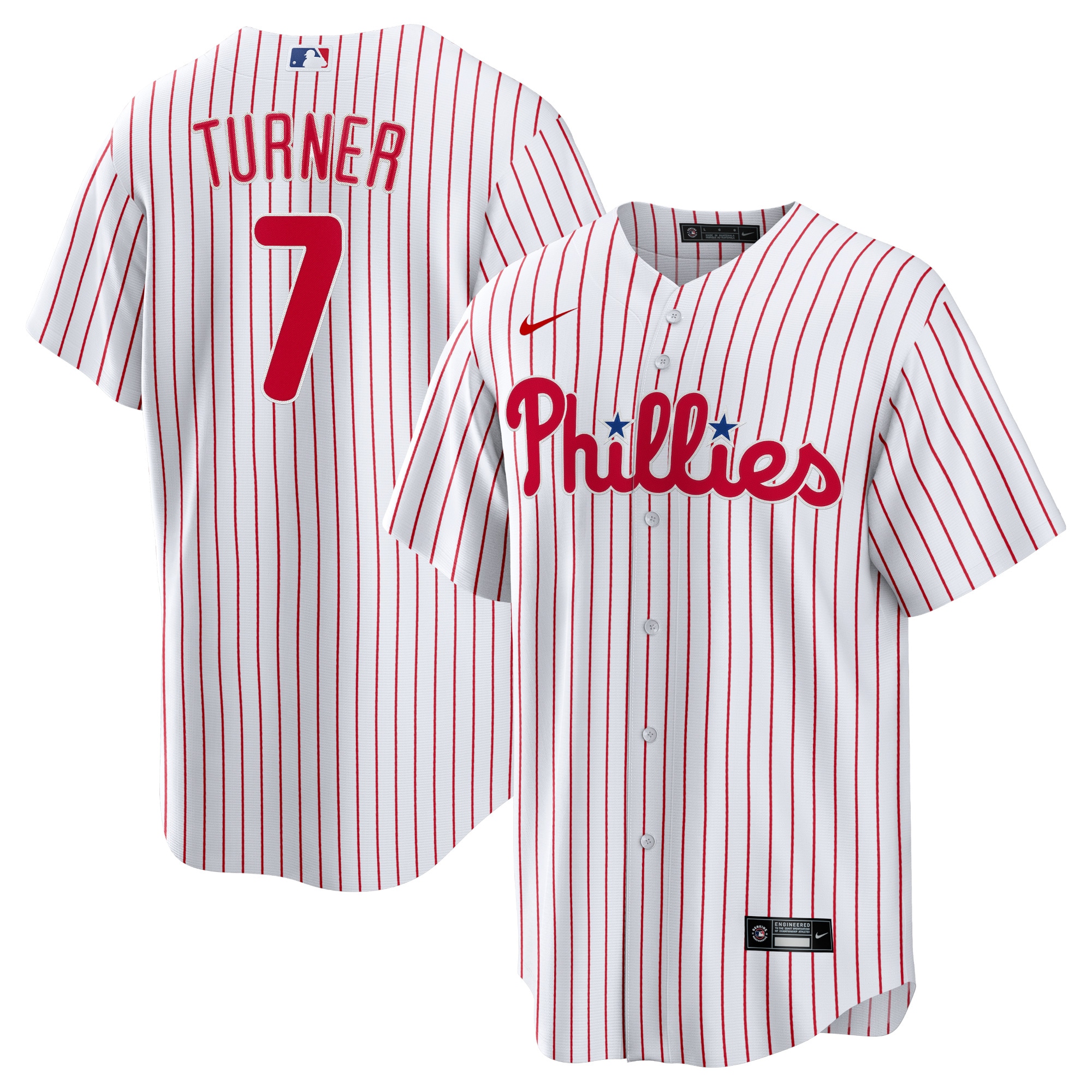 Trea Turner Philadelphia Phillies Home Player Jersey - White
