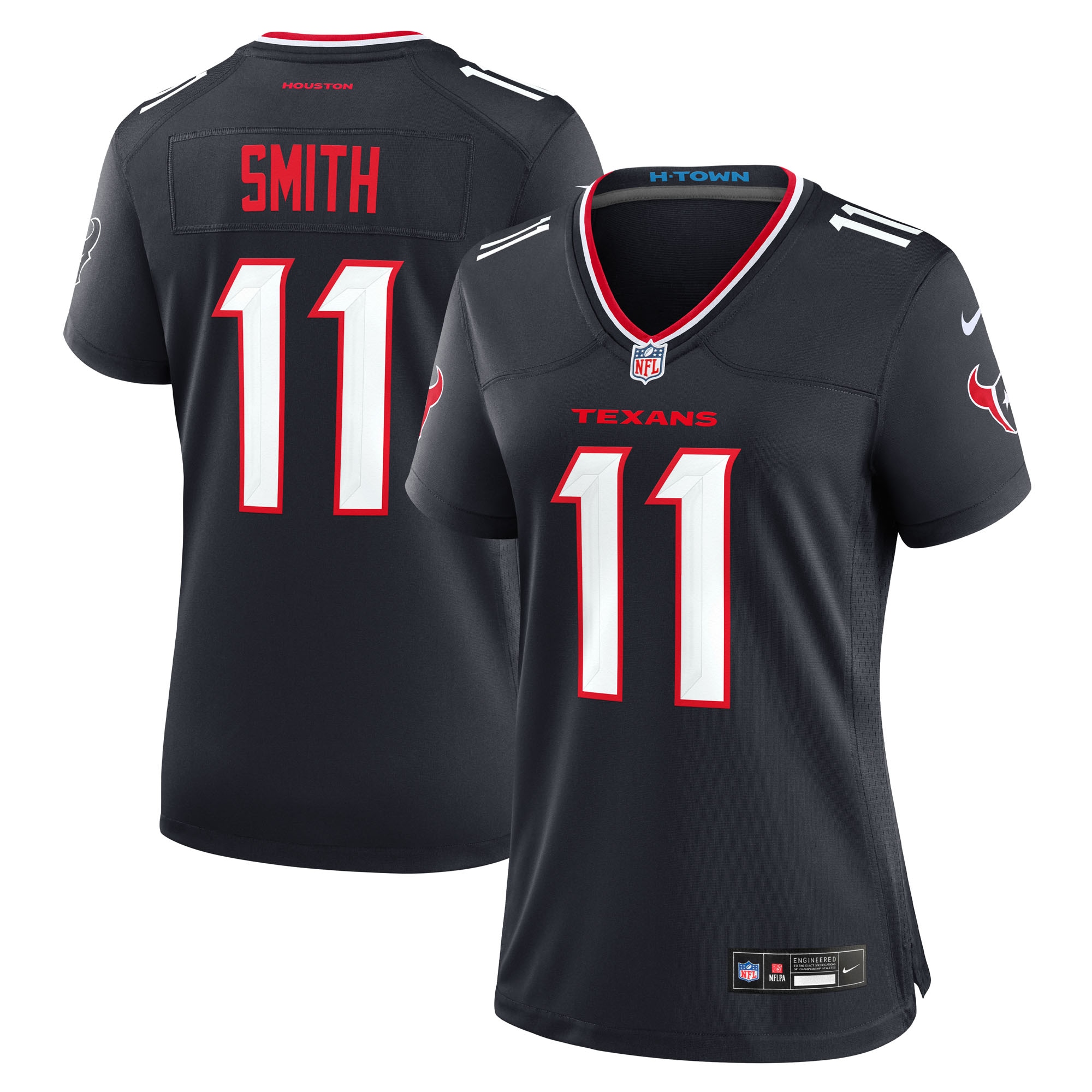 Tremon Smith Houston Texans Women's Team Game Jersey - Navy