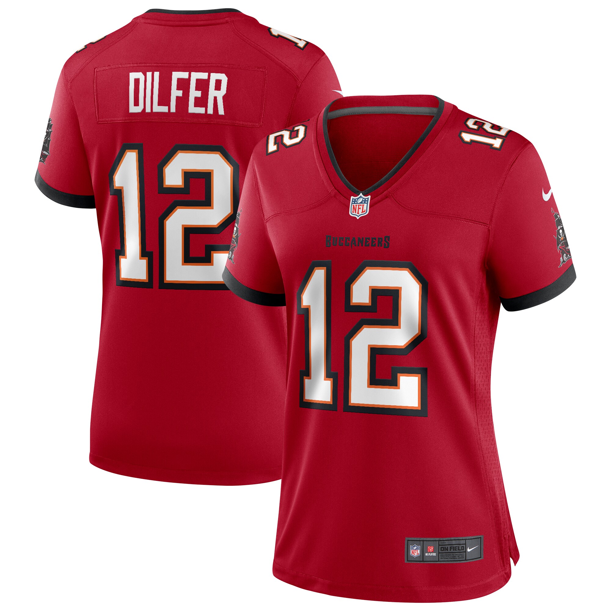 Trent Dilfer Tampa Bay Buccaneers Women's Game Retired Player Jersey - Red