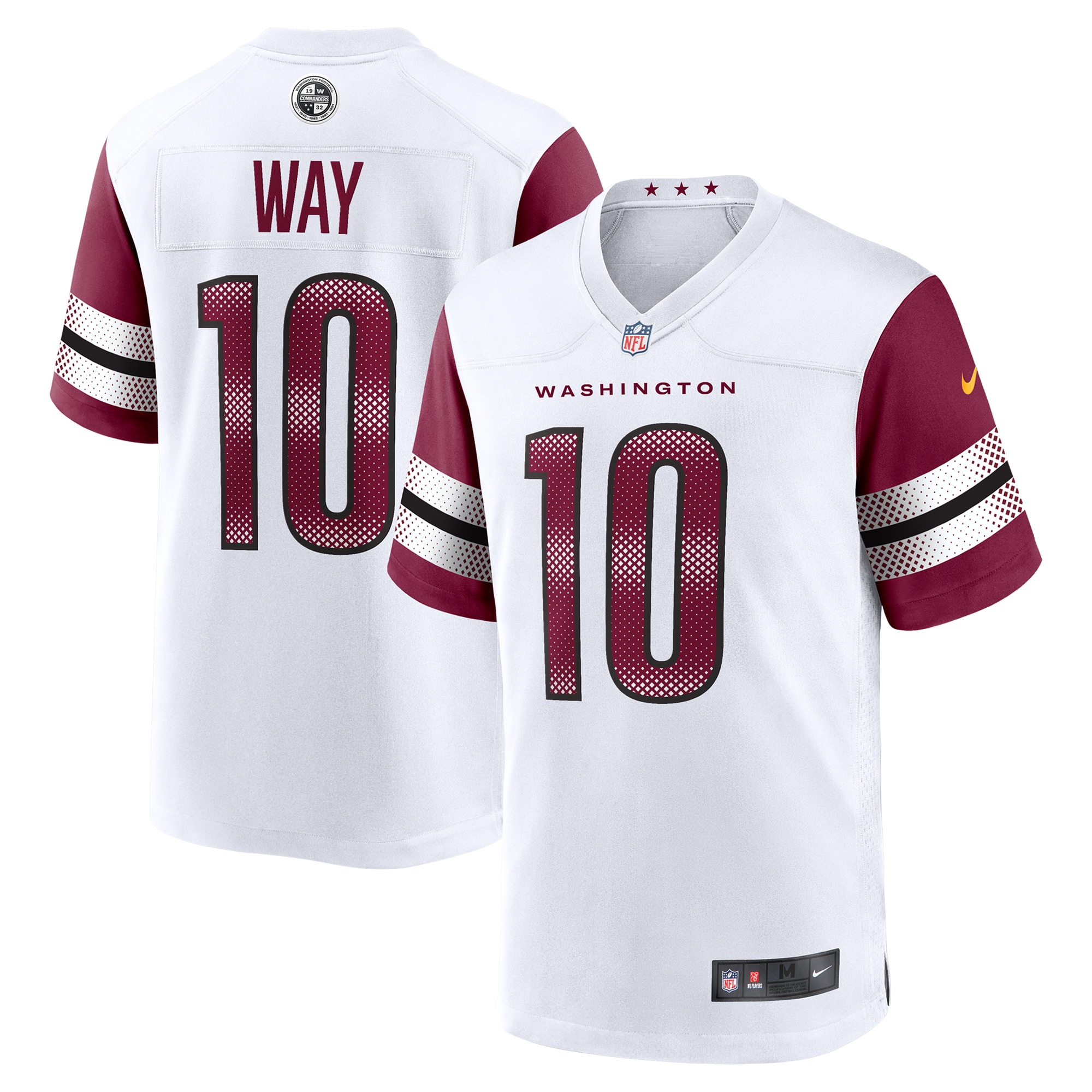 Tress Way Washington Commanders Game Jersey - White