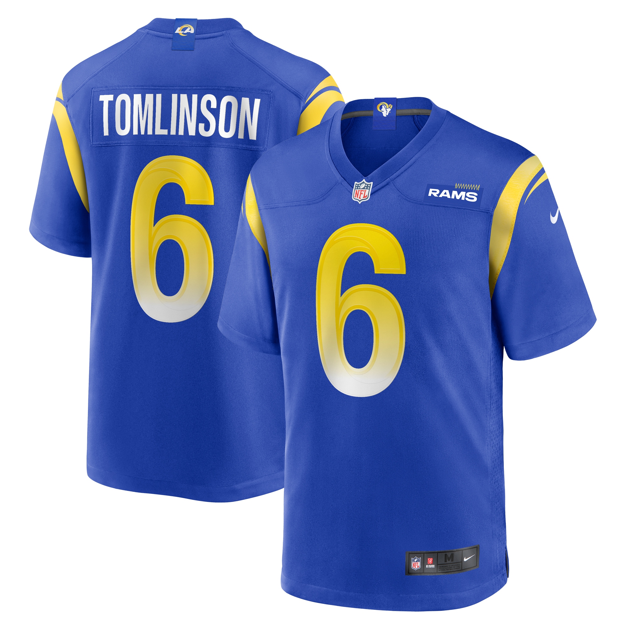 Tre'Vius Hodges-Tomlinson Los Angeles Rams Team Game Jersey - Royal