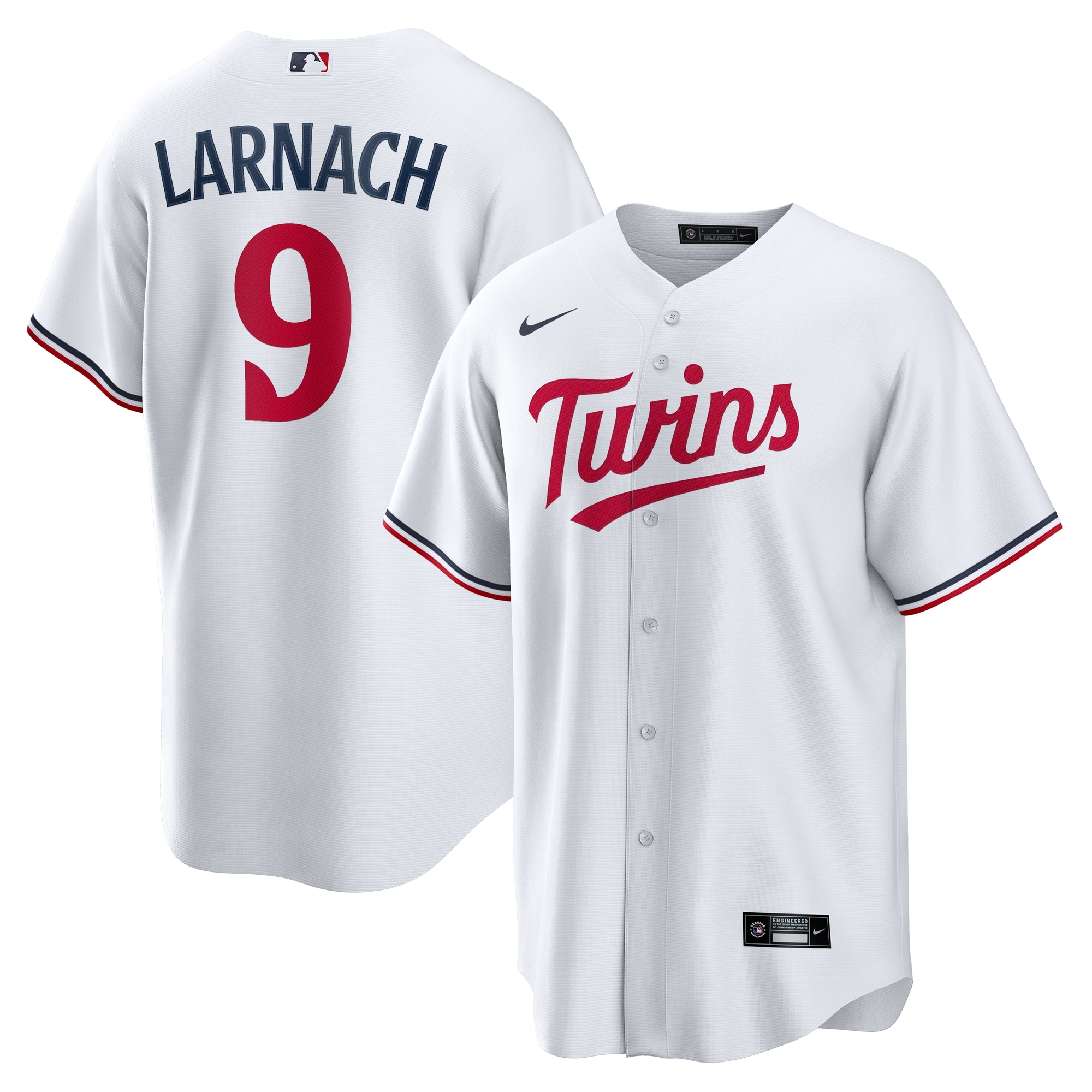Trevor Larnach Minnesota Twins Home Jersey - White