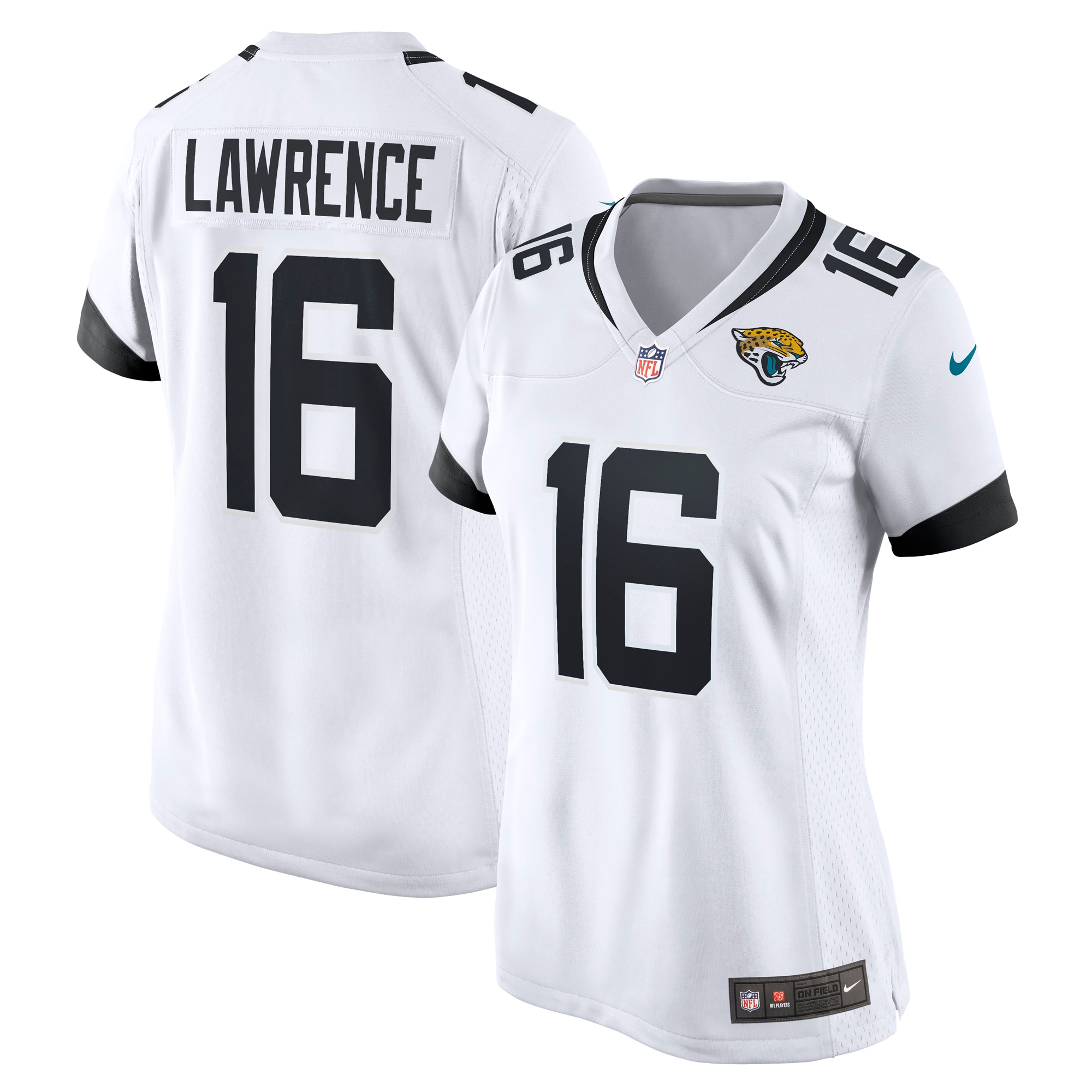 Trevor Lawrence Jacksonville Jaguars Women's Game Jersey - White