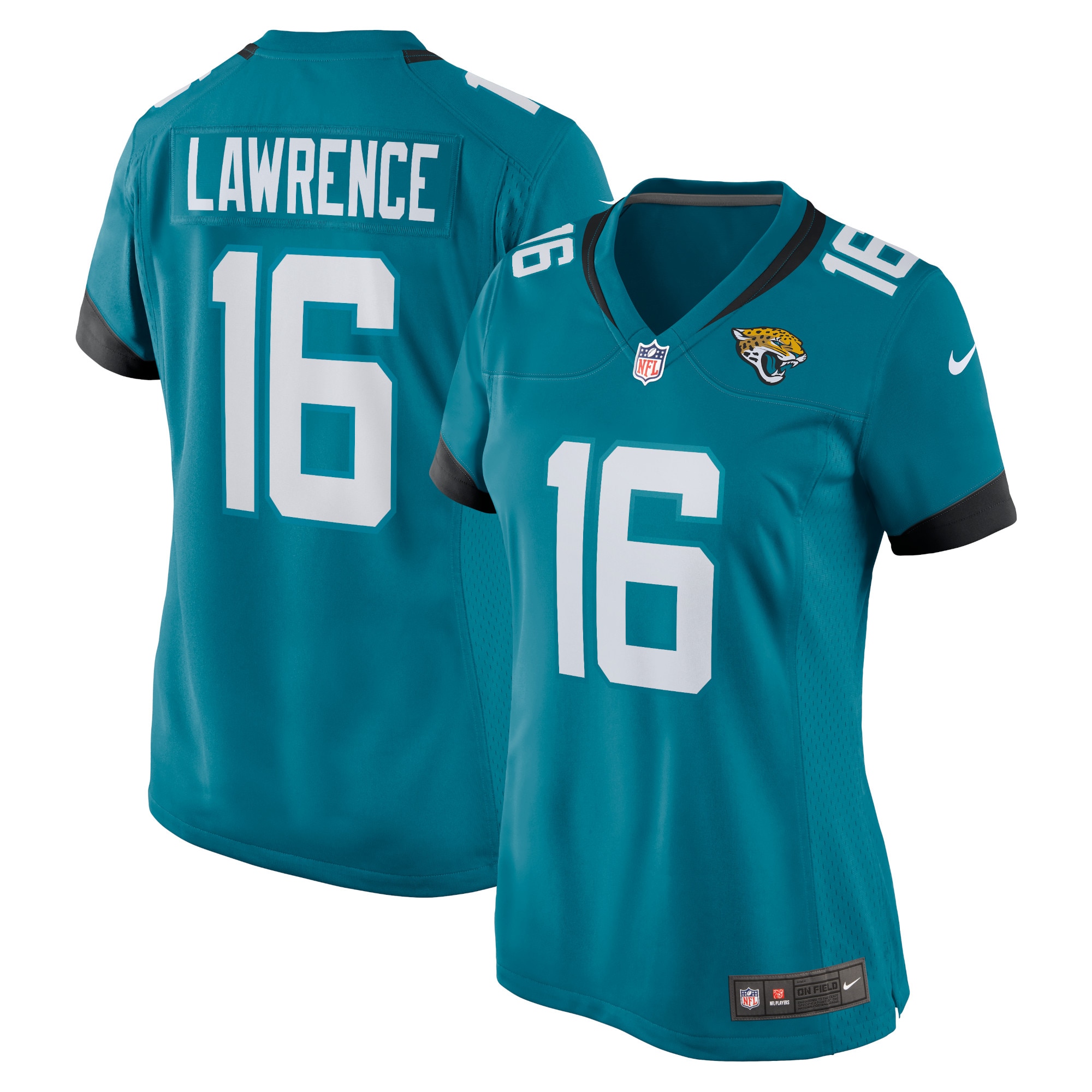 Trevor Lawrence Jacksonville Jaguars Women's Player Game Jersey - Teal