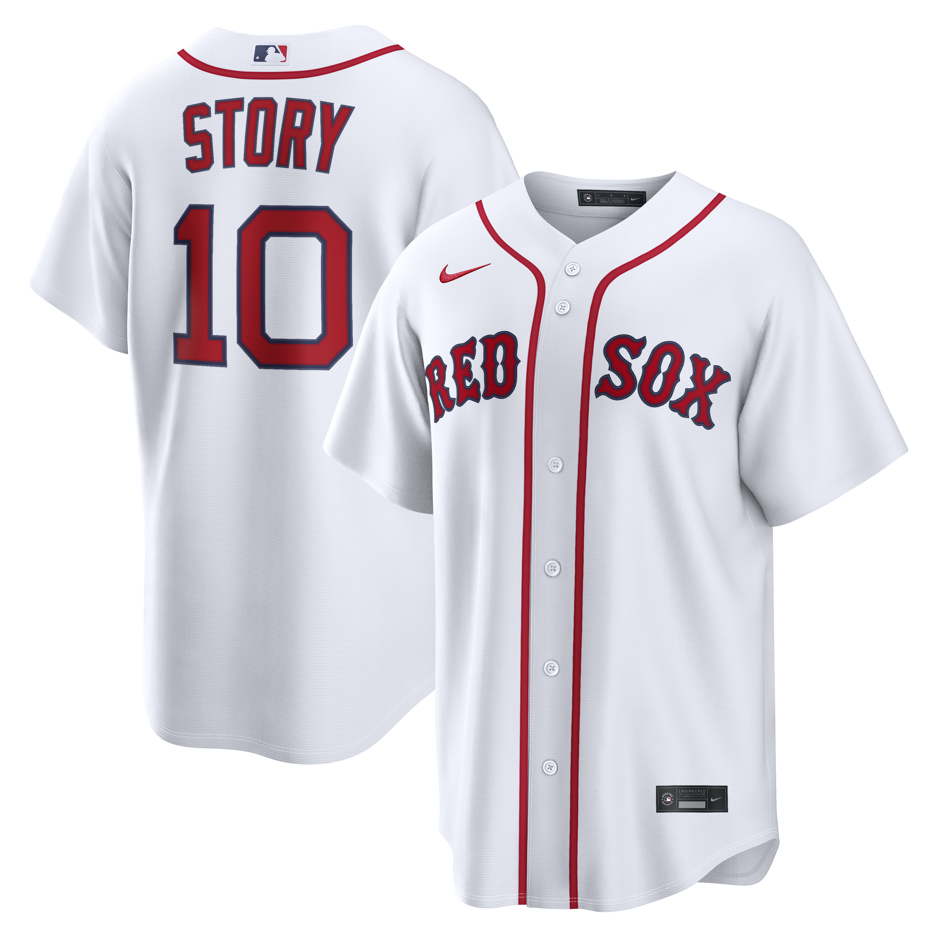 Trevor Story Boston Red Sox Home Jersey - White