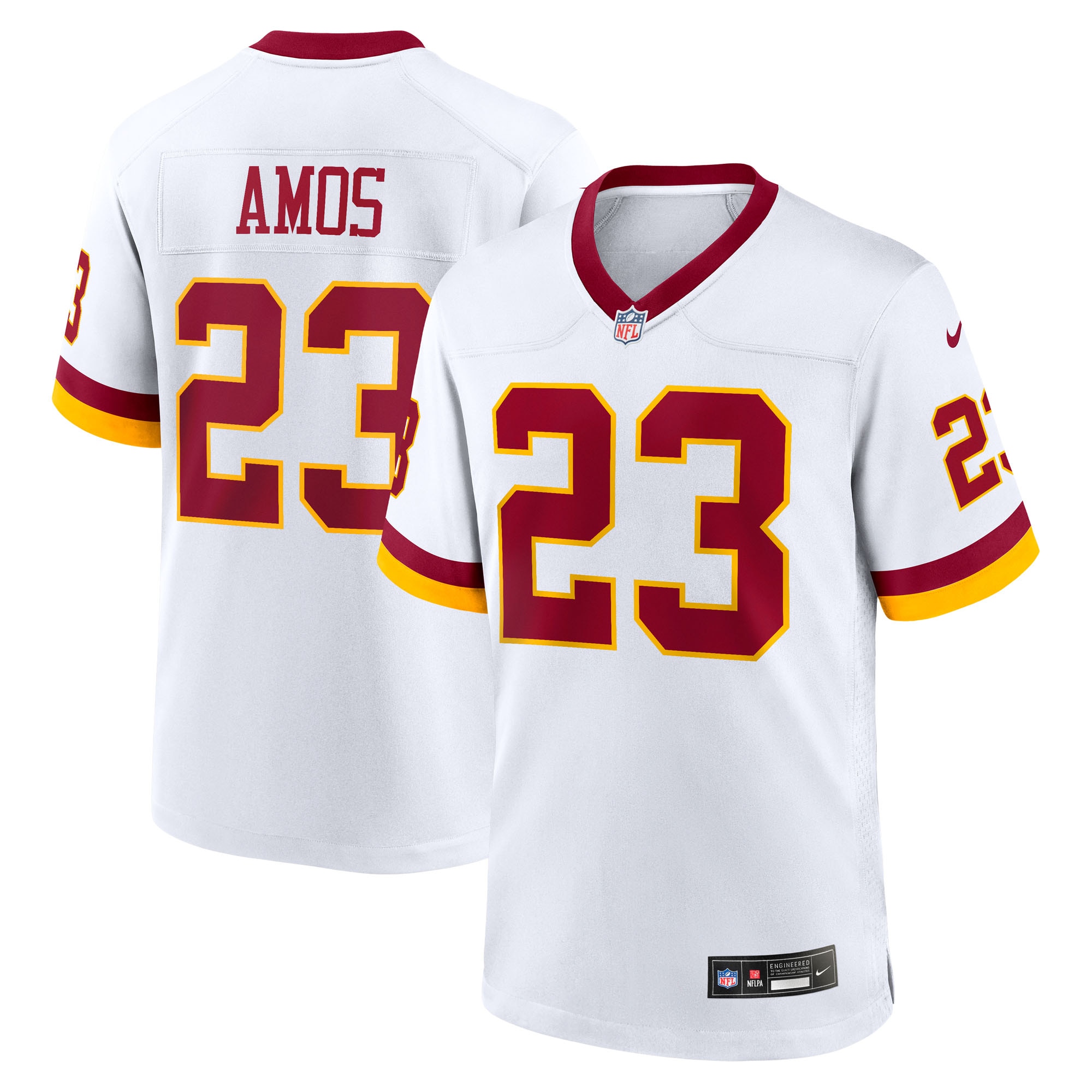 Trey Amos Washington Commanders Game Super Bowl Era Jersey - White