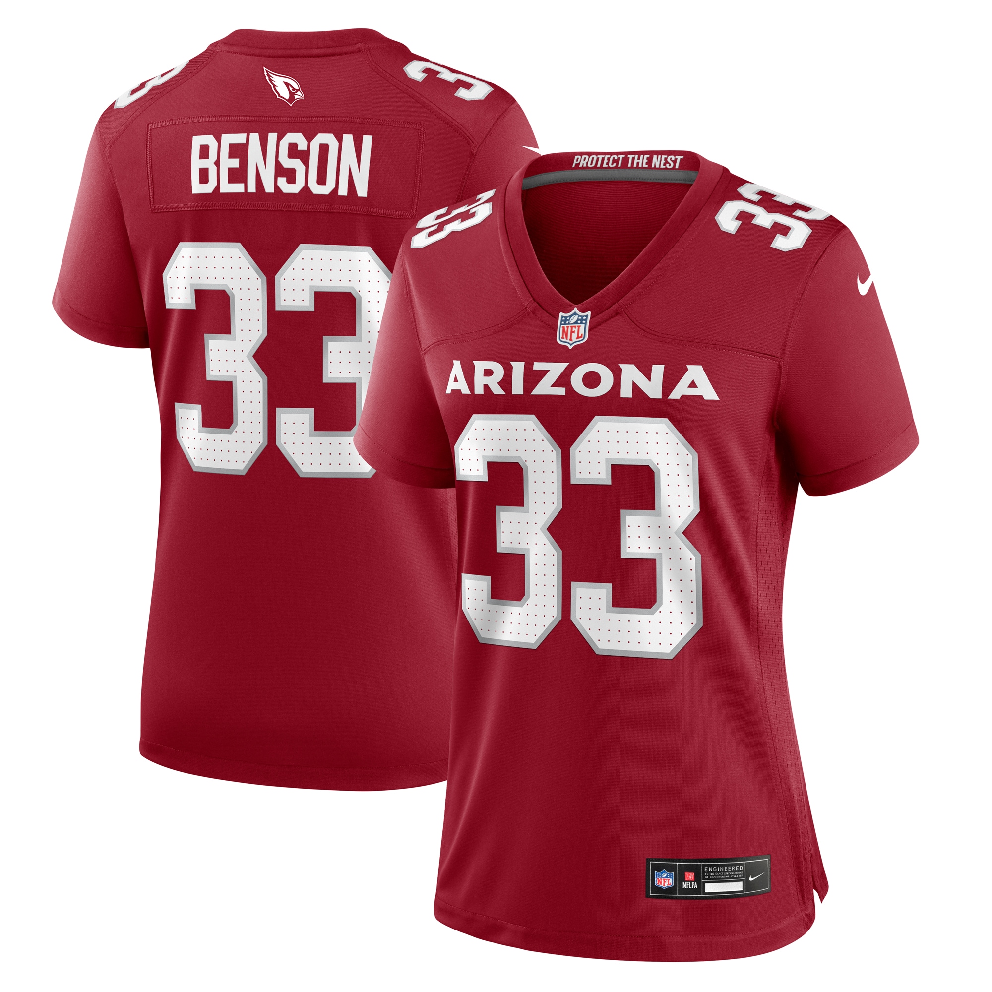 Trey Benson Arizona Cardinals Women's Game Jersey - Cardinal