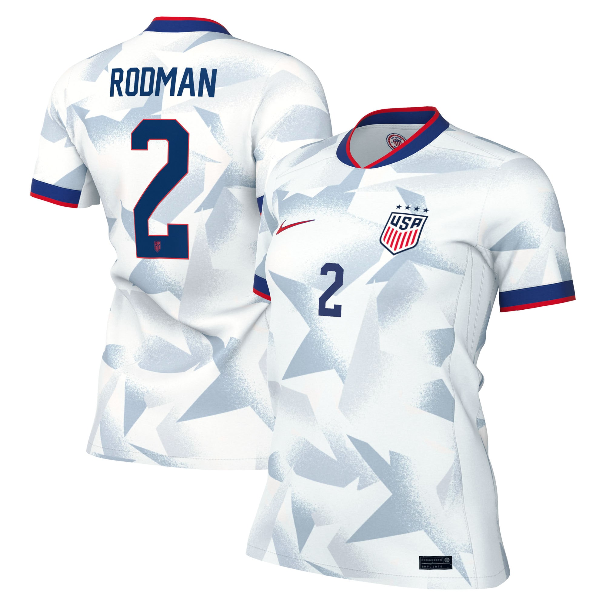 Trinity Rodman USWNT Women's 2025 Home Player Jersey - White