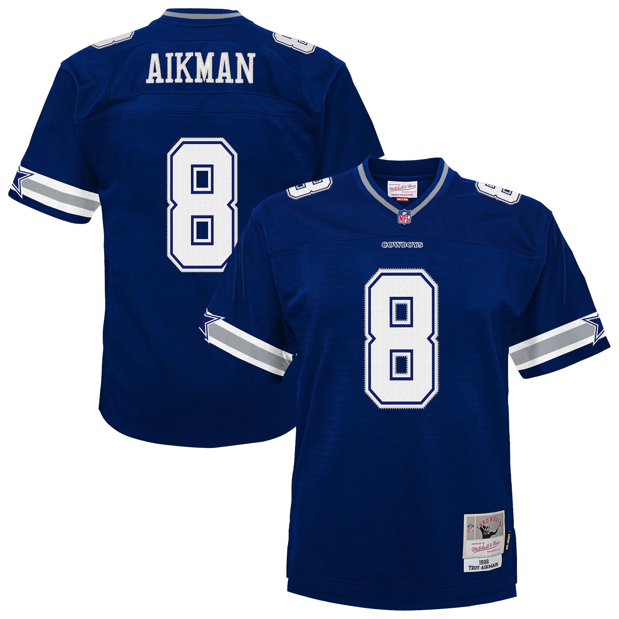 Troy Aikman Dallas Cowboys Infant 1996 Retired Legacy Jersey - Navy