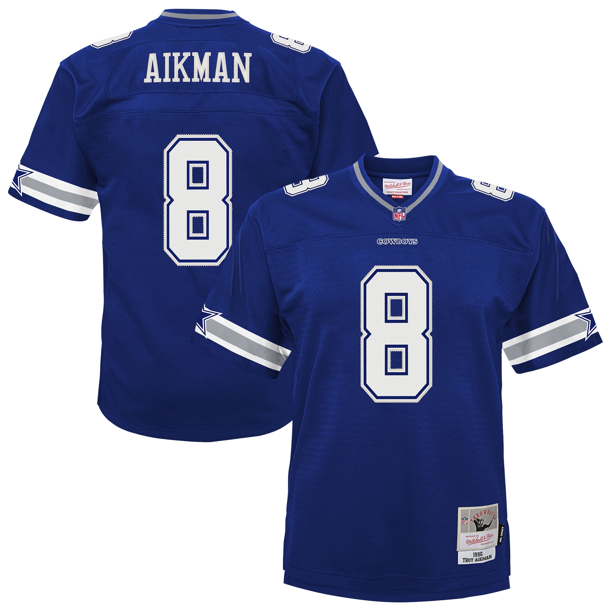 Troy Aikman Dallas Cowboys Preschool 1996 Retired Player Legacy Jersey - Navy