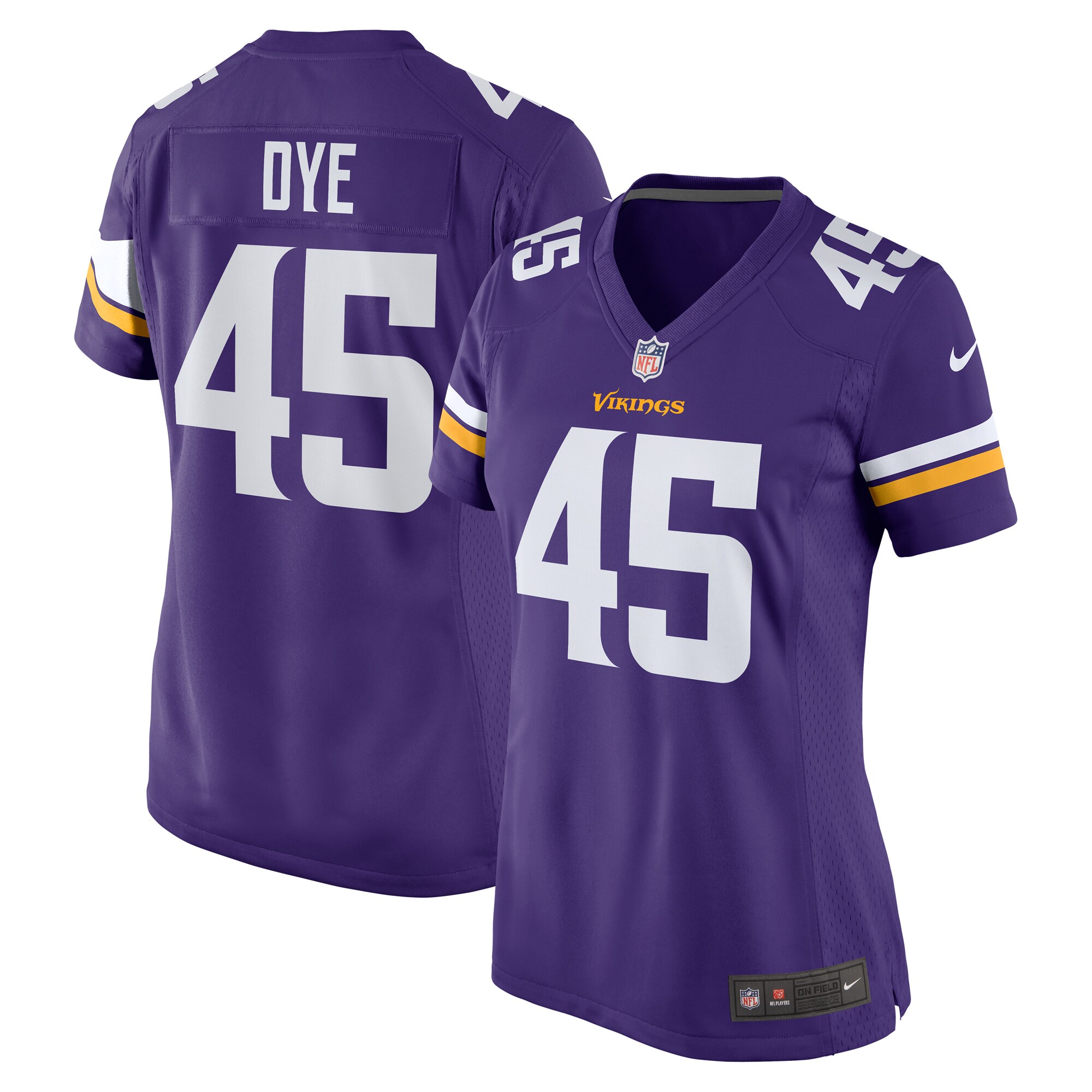 Troy Dye Minnesota Vikings Women's Game Jersey - Purple