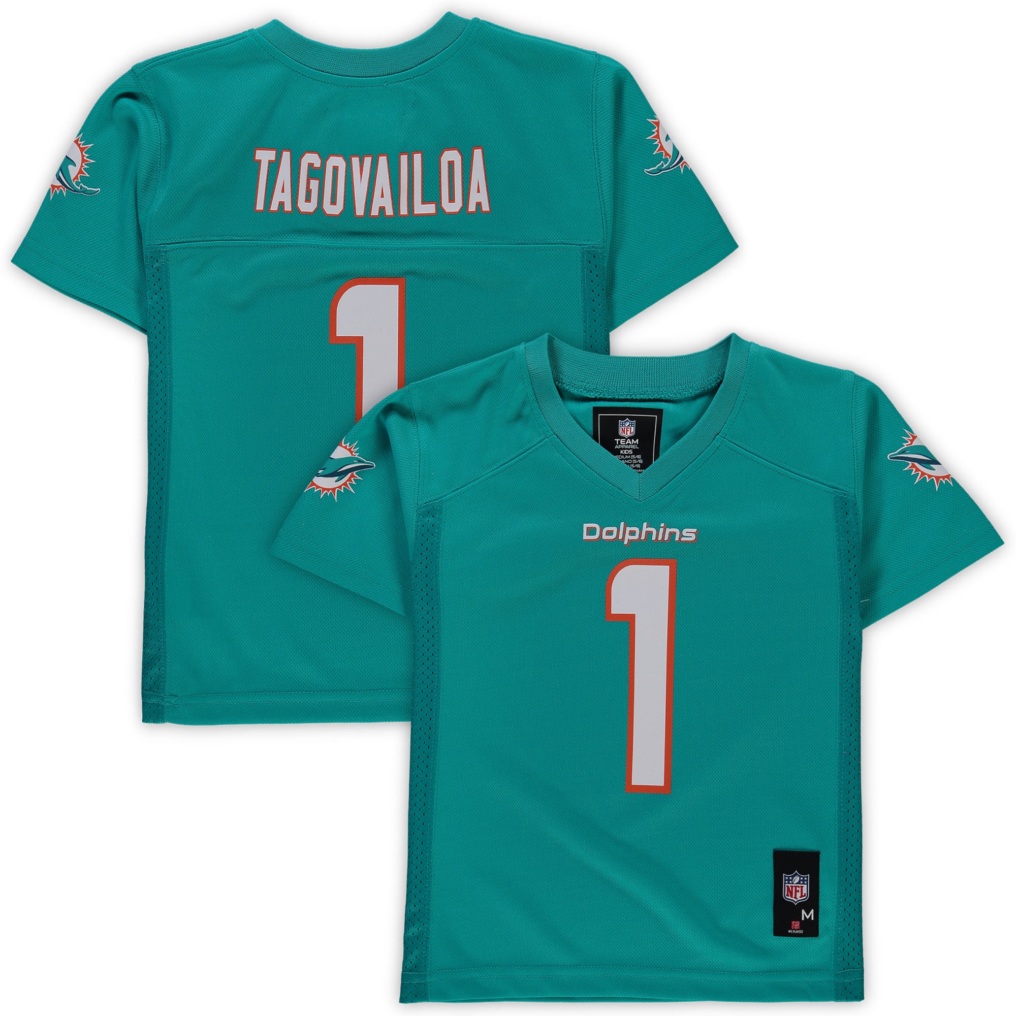 Tua Tagovailoa Miami Dolphins Preschool Player Jersey - Aqua