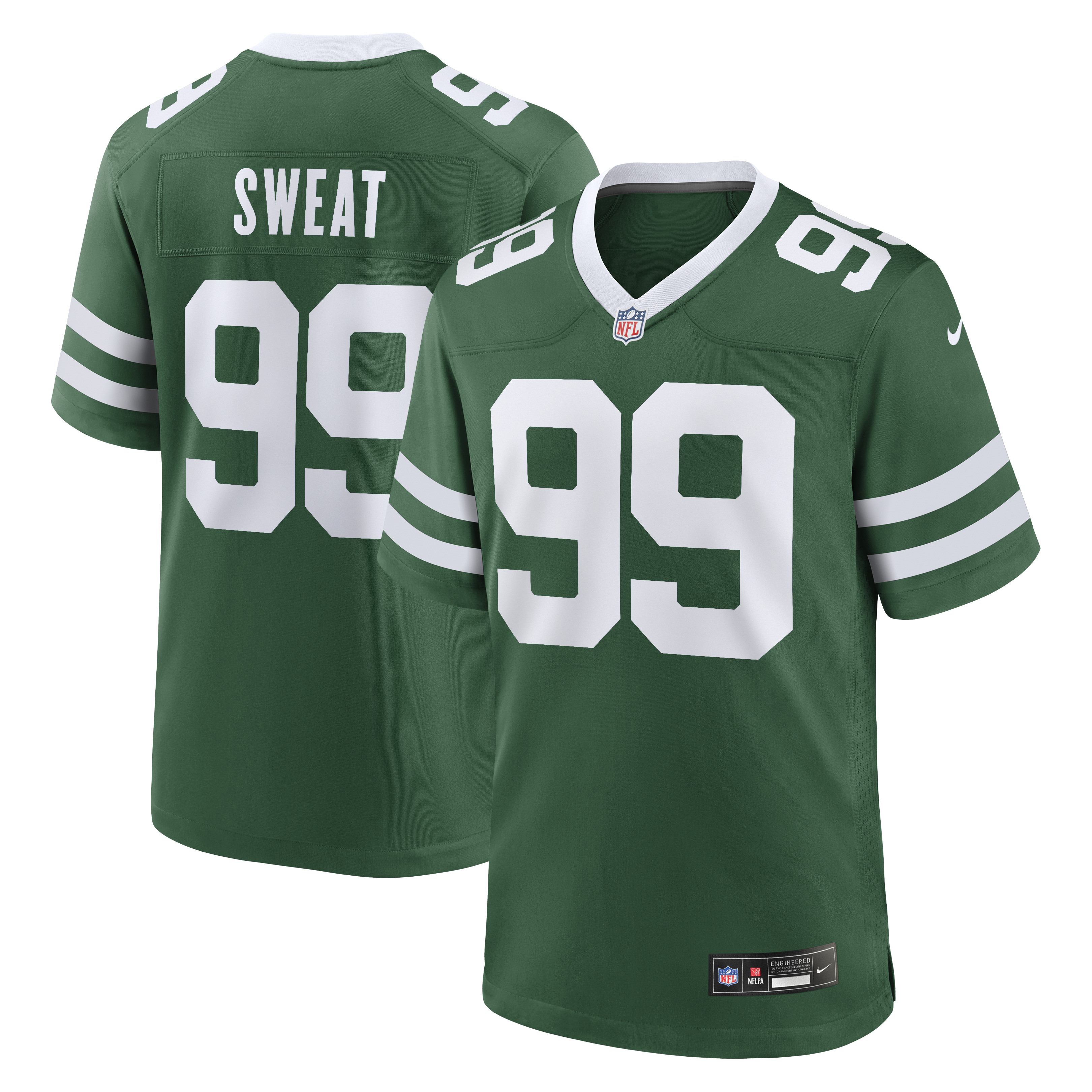 T'Vondre Sweat New York Jets Team Game Jersey - Legacy Green