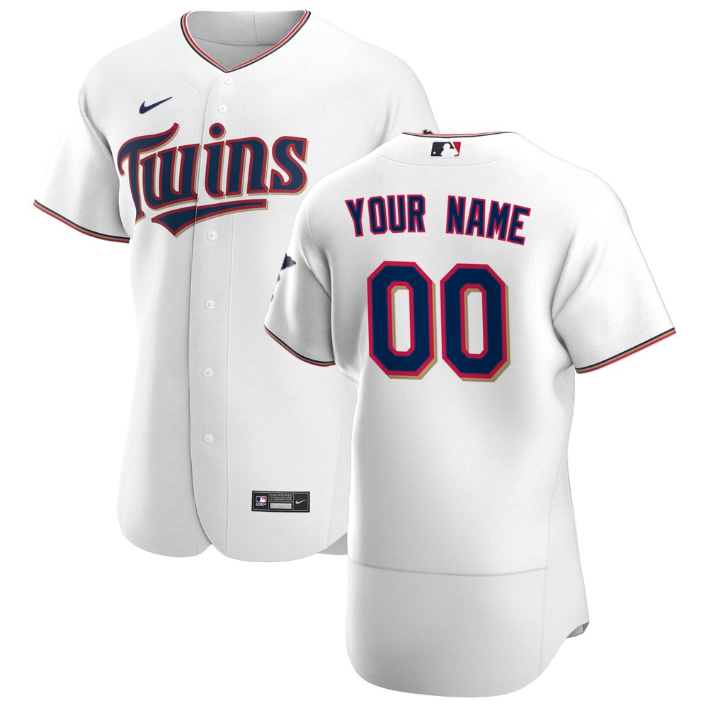 Twins Personalized White Jersey - Nike - Custom MLB Style