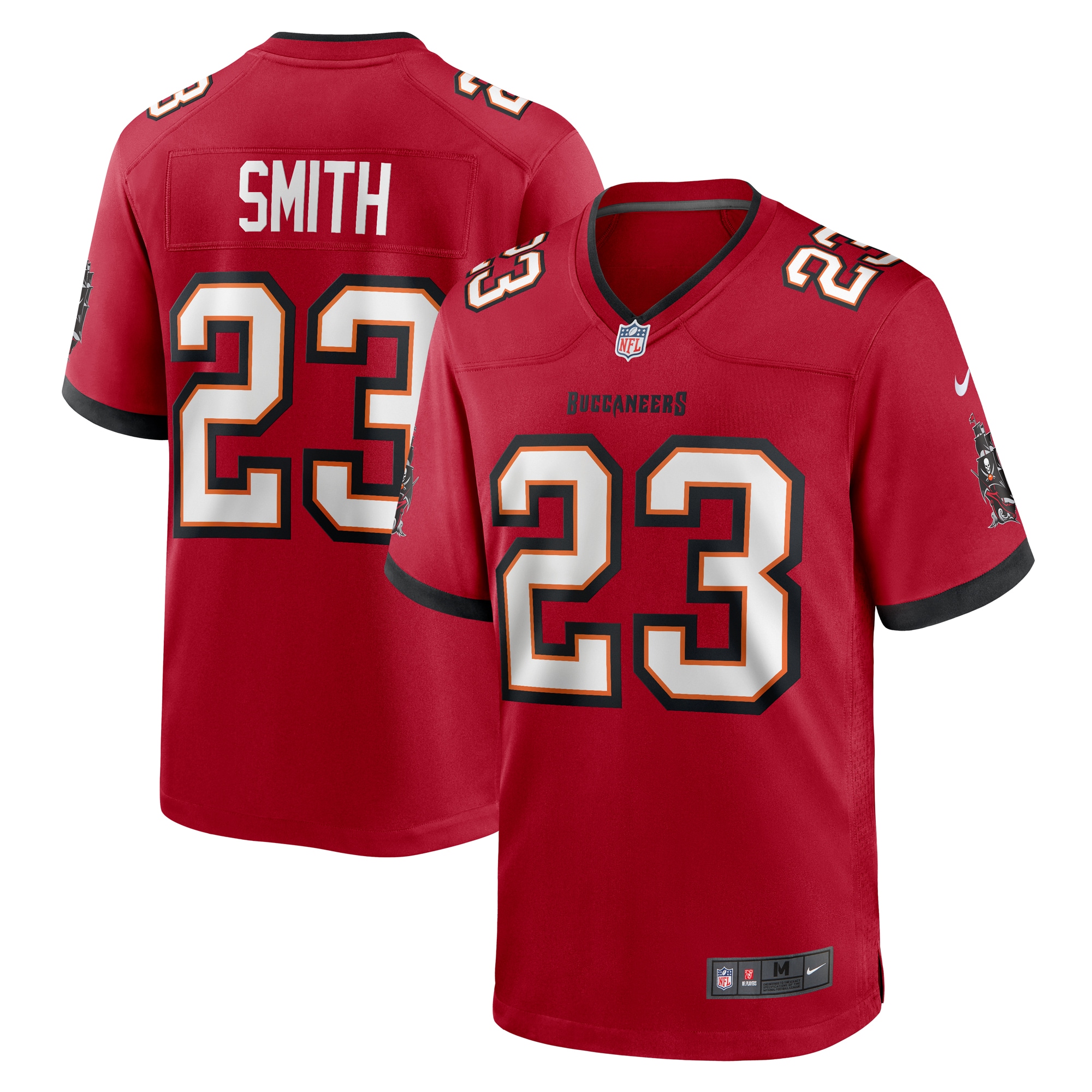 Tykee Smith Tampa Bay Buccaneers Game Jersey - Red