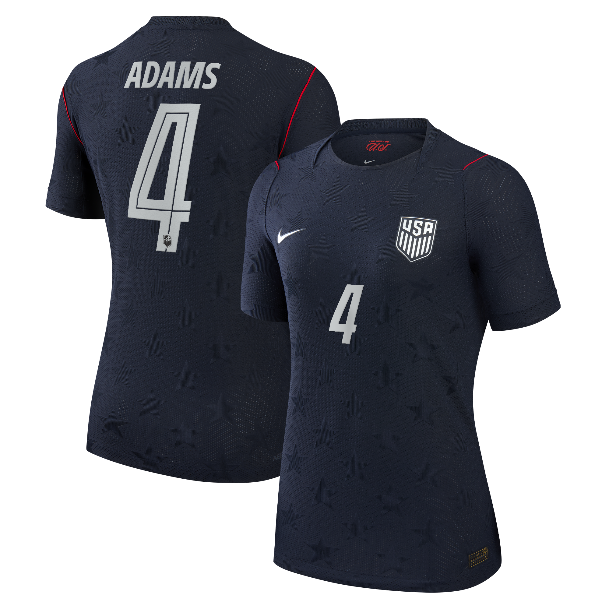 Tyler Adams USMNT Women's 2026 Away Match Jersey - Blue