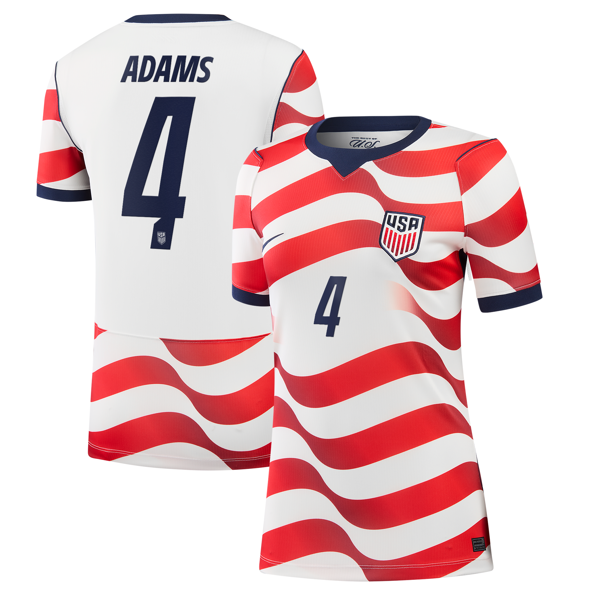 Tyler Adams USMNT Women's 2026 Home Stadium Jersey - White