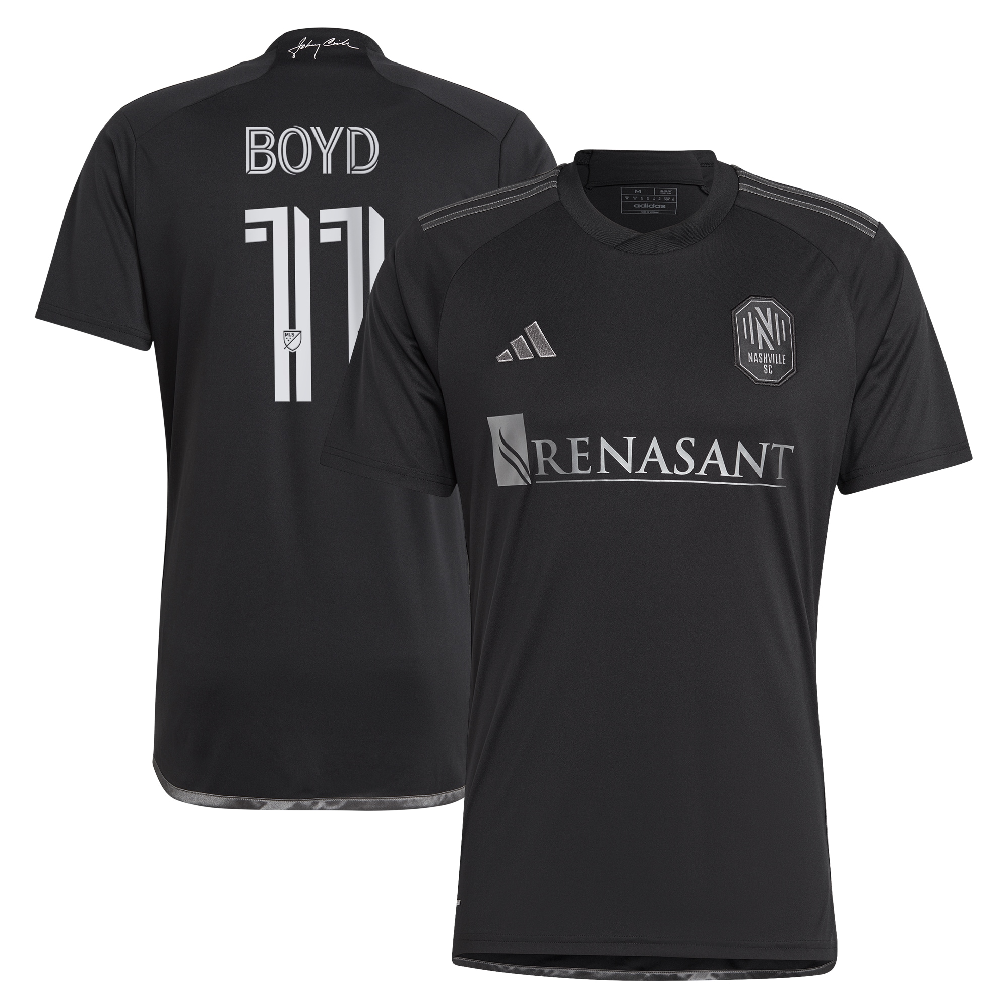 Tyler Boyd Nashville SC 2024 Man In Black Kit Player Jersey - Black