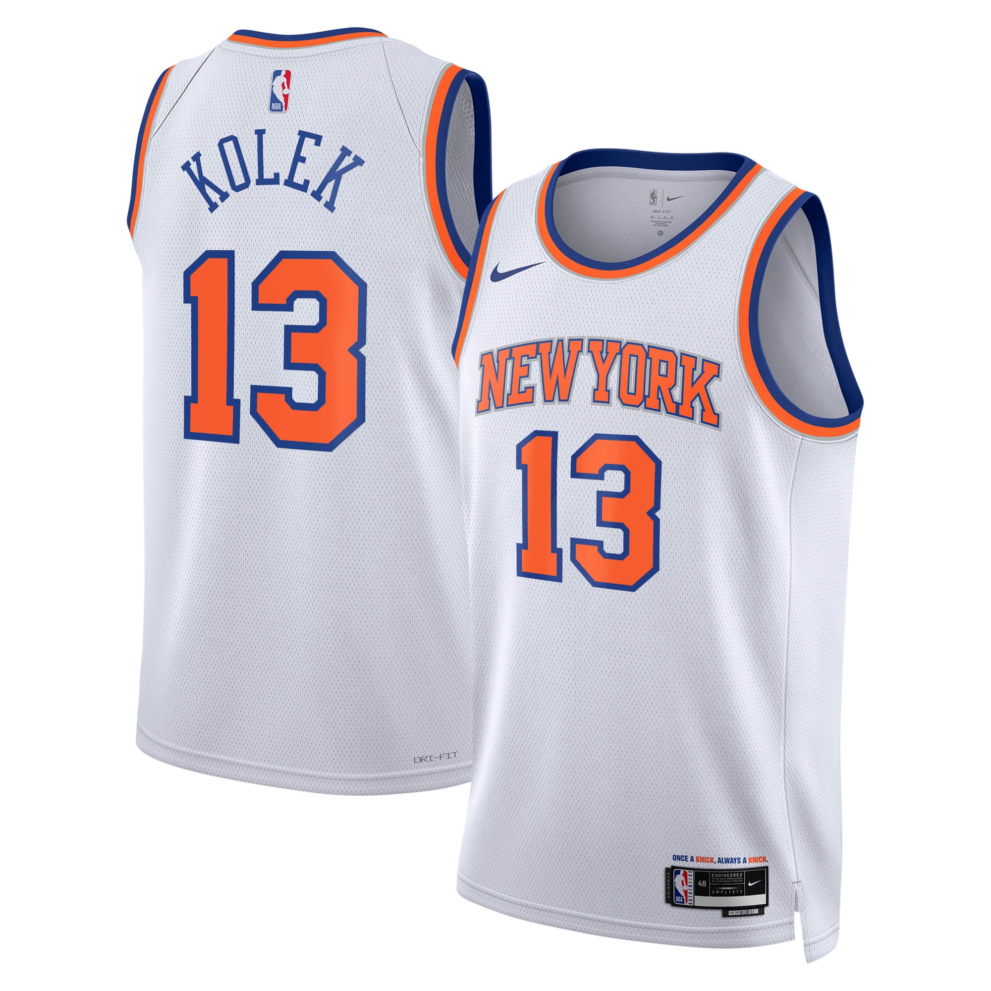Tyler Kolek New York Knicks Unisex Swingman Jersey - Association Edition - White