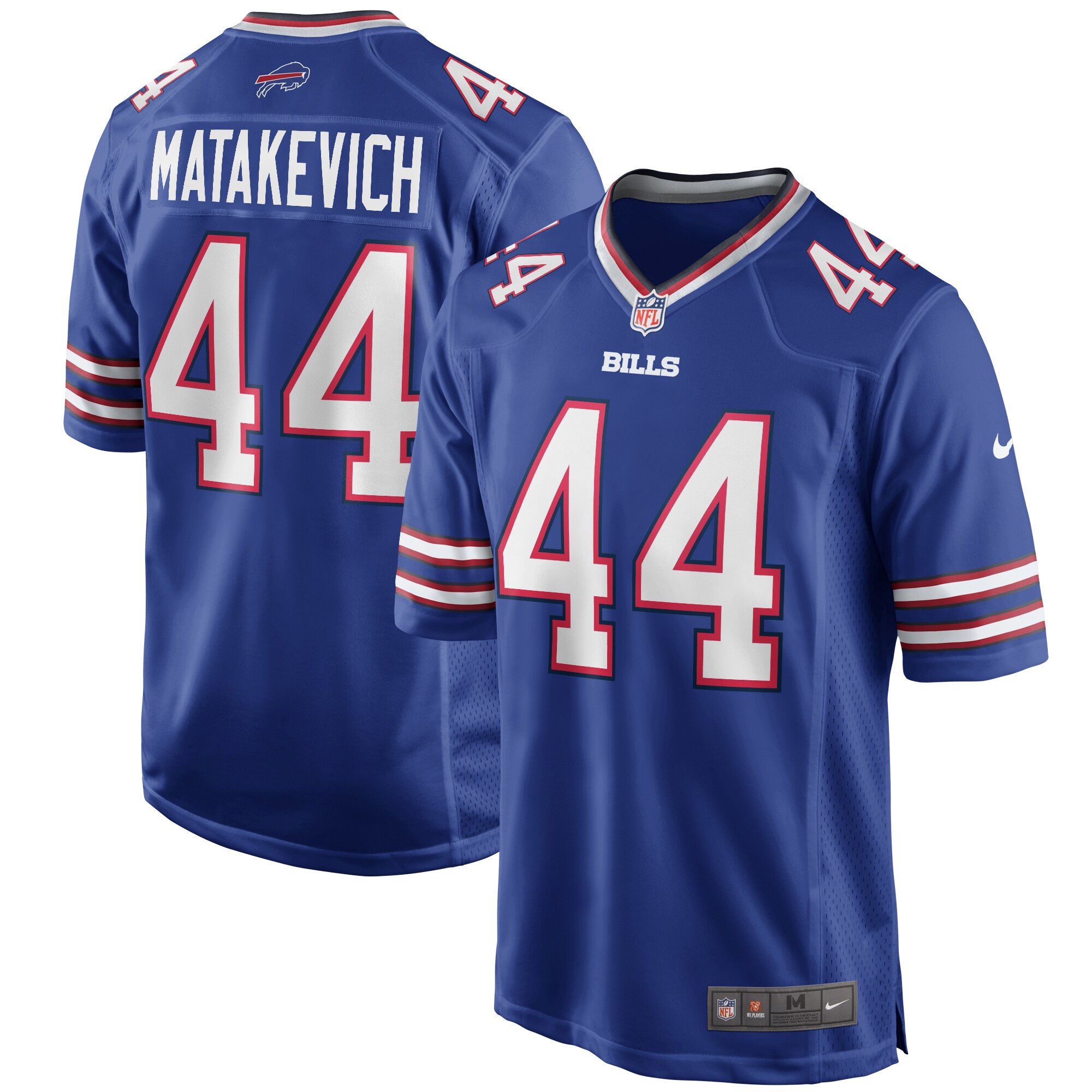 Tyler Matakevich Buffalo Bills Game Player Jersey - Royal