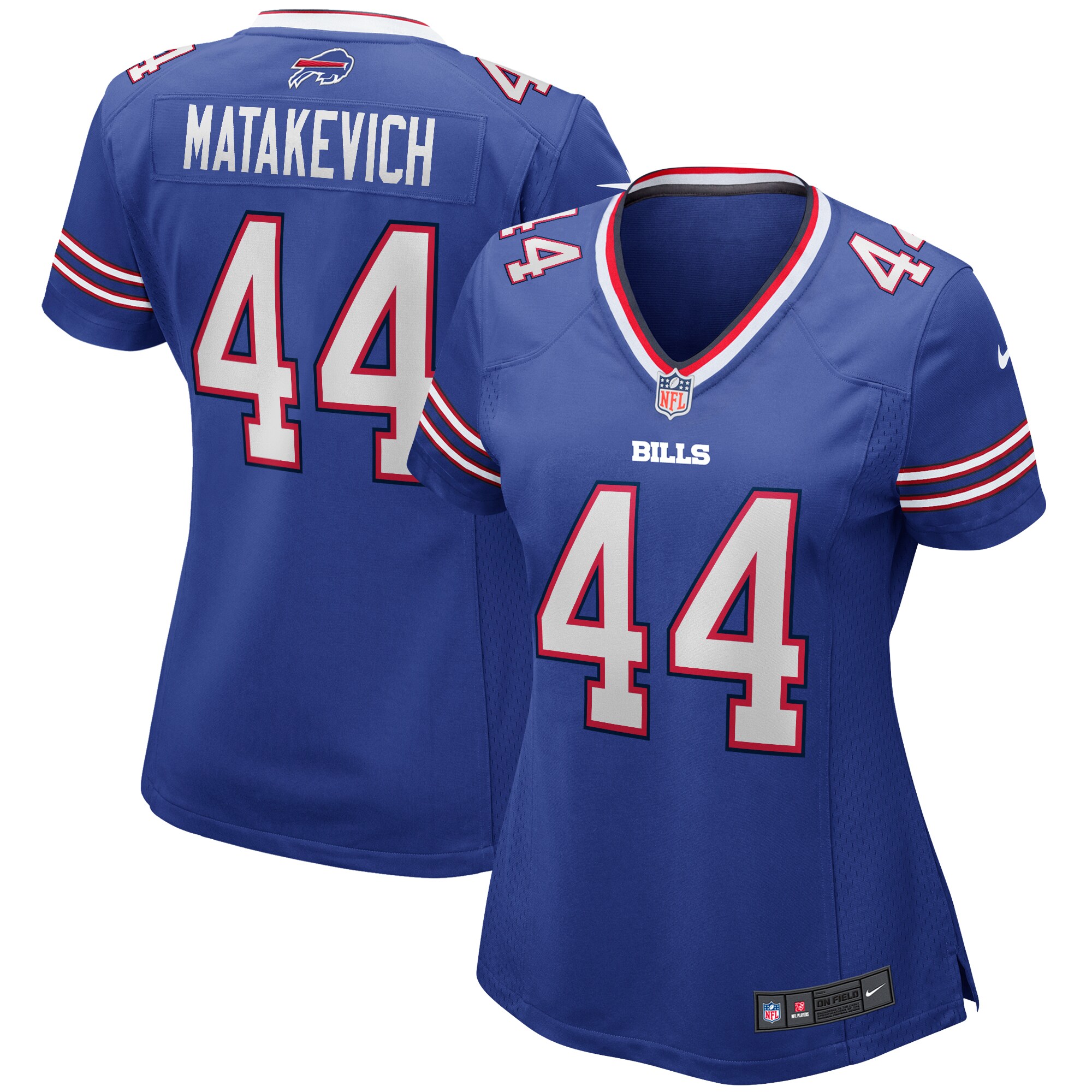 Tyler Matakevich Buffalo Bills Women's Player Game Jersey - Royal