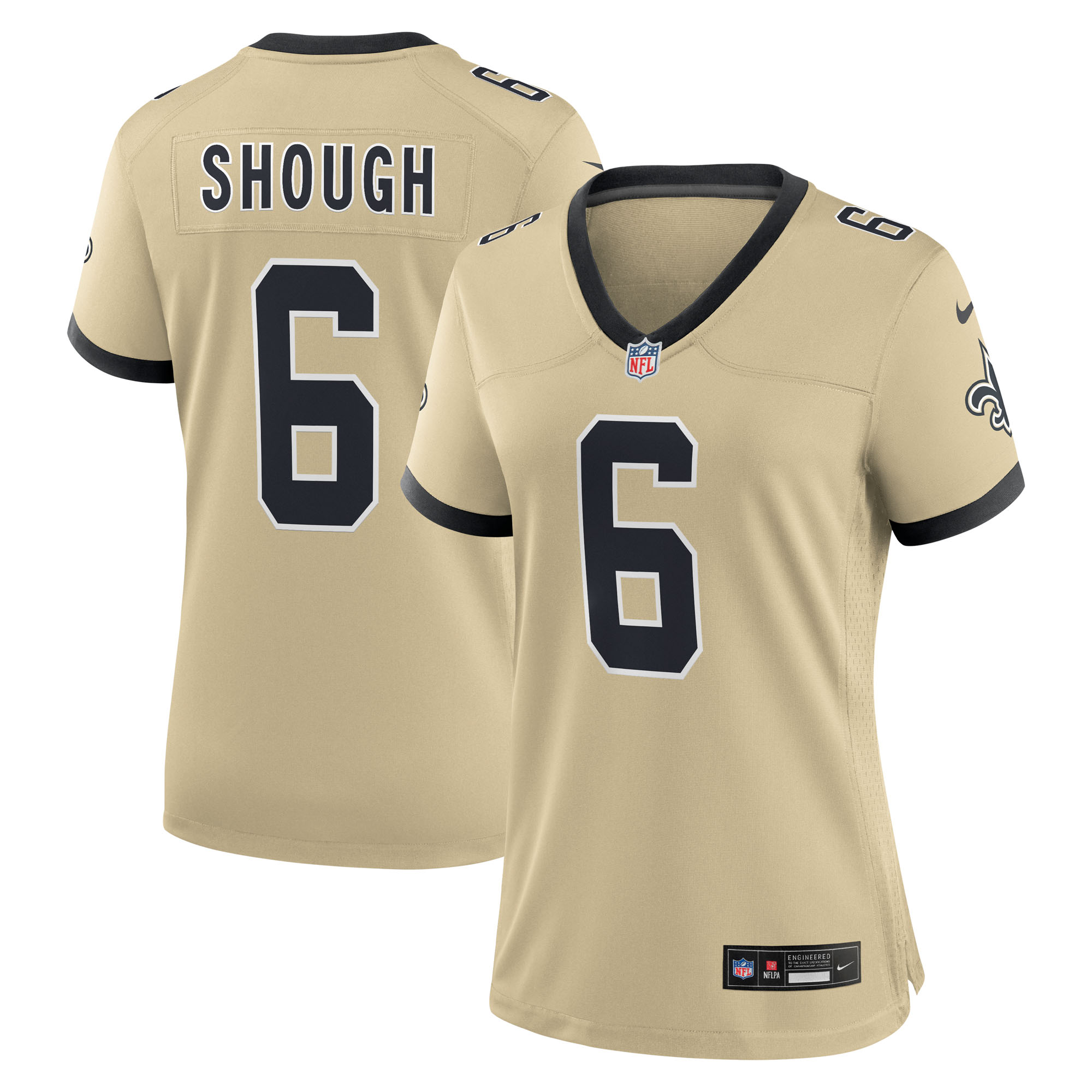 Tyler Shough New Orleans Saints Women's Alternate Game Player Jersey