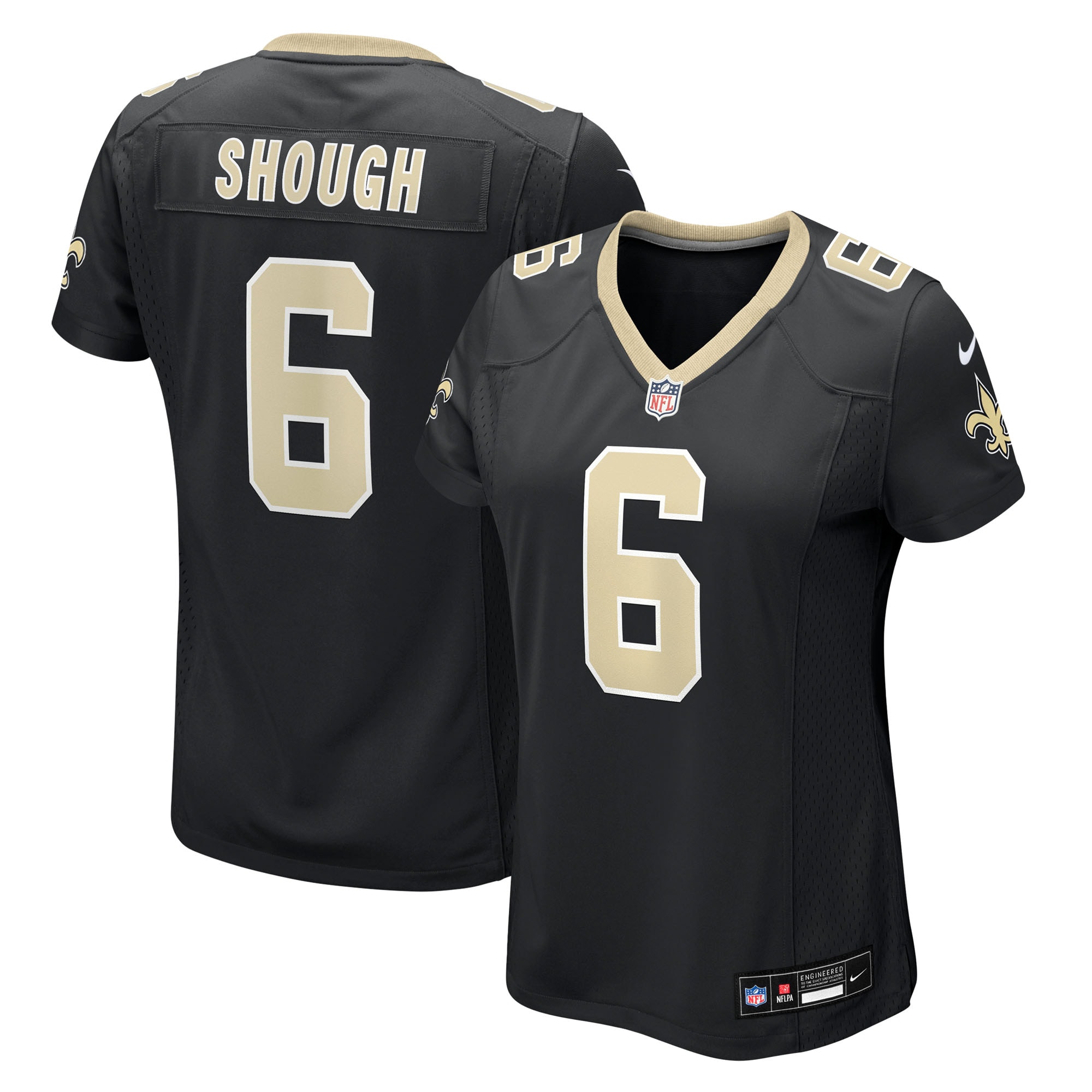 Tyler Shough New Orleans Saints Women's Game Jersey