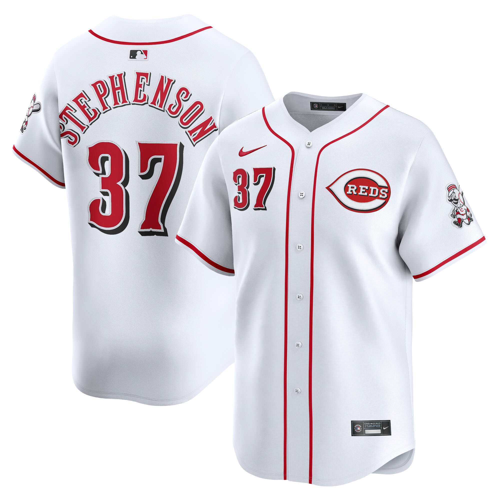 Tyler Stephenson Cincinnati Reds Home Limited Player Jersey - White