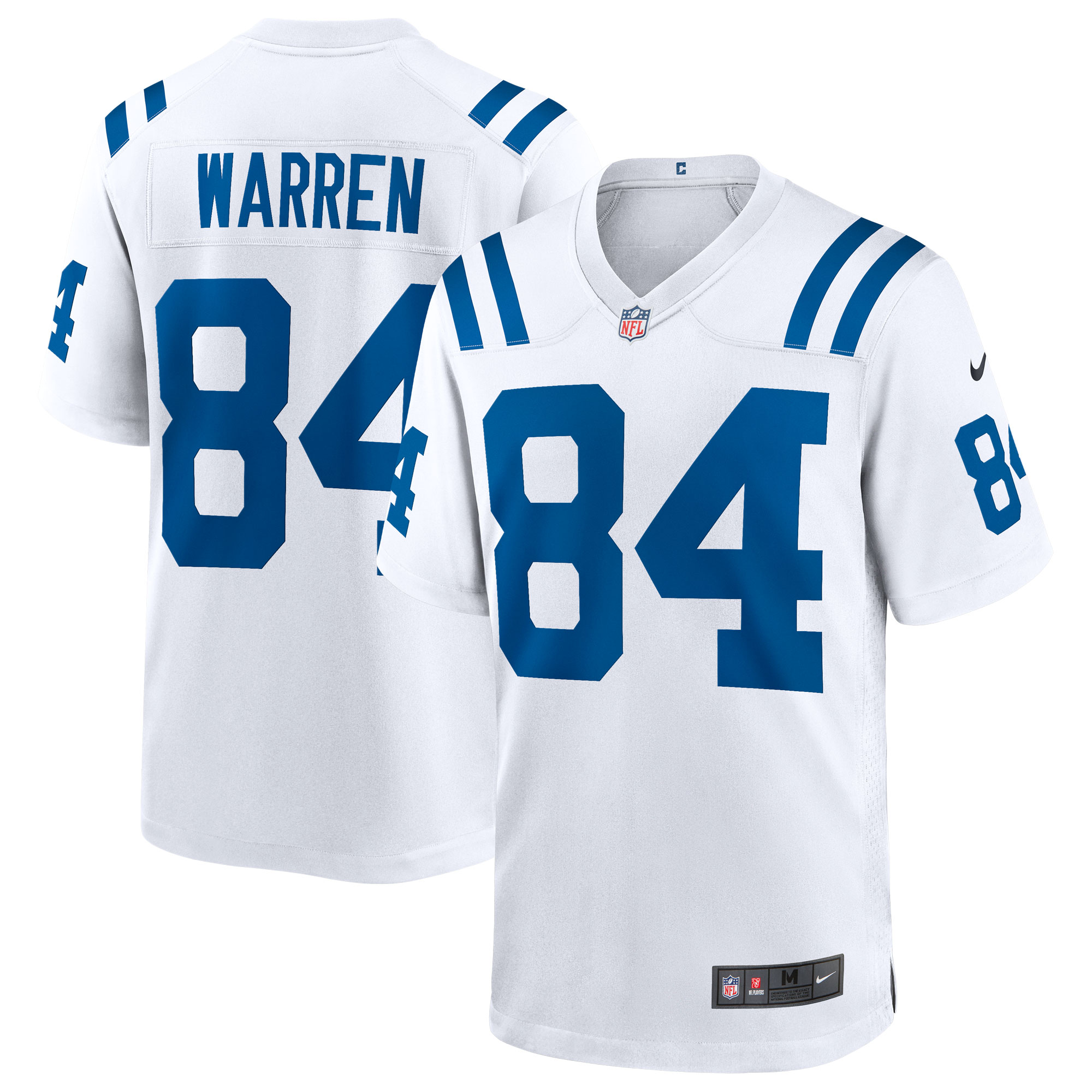 Tyler Warren Indianapolis Colts Game Jersey - White