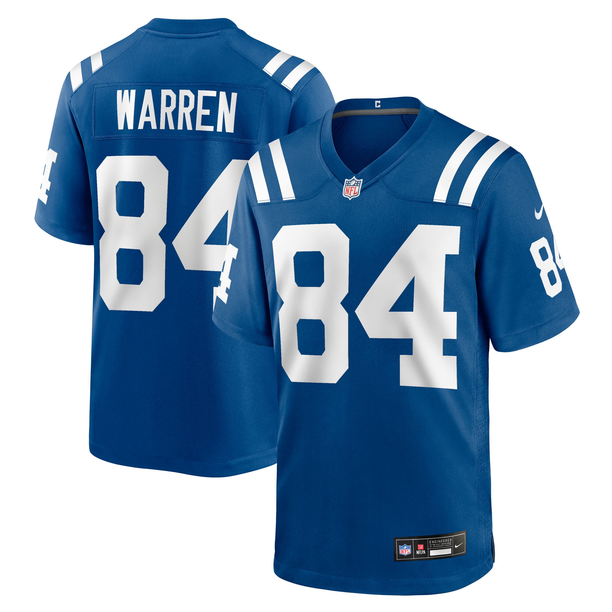 Tyler Warren Indianapolis Colts Team Game Jersey