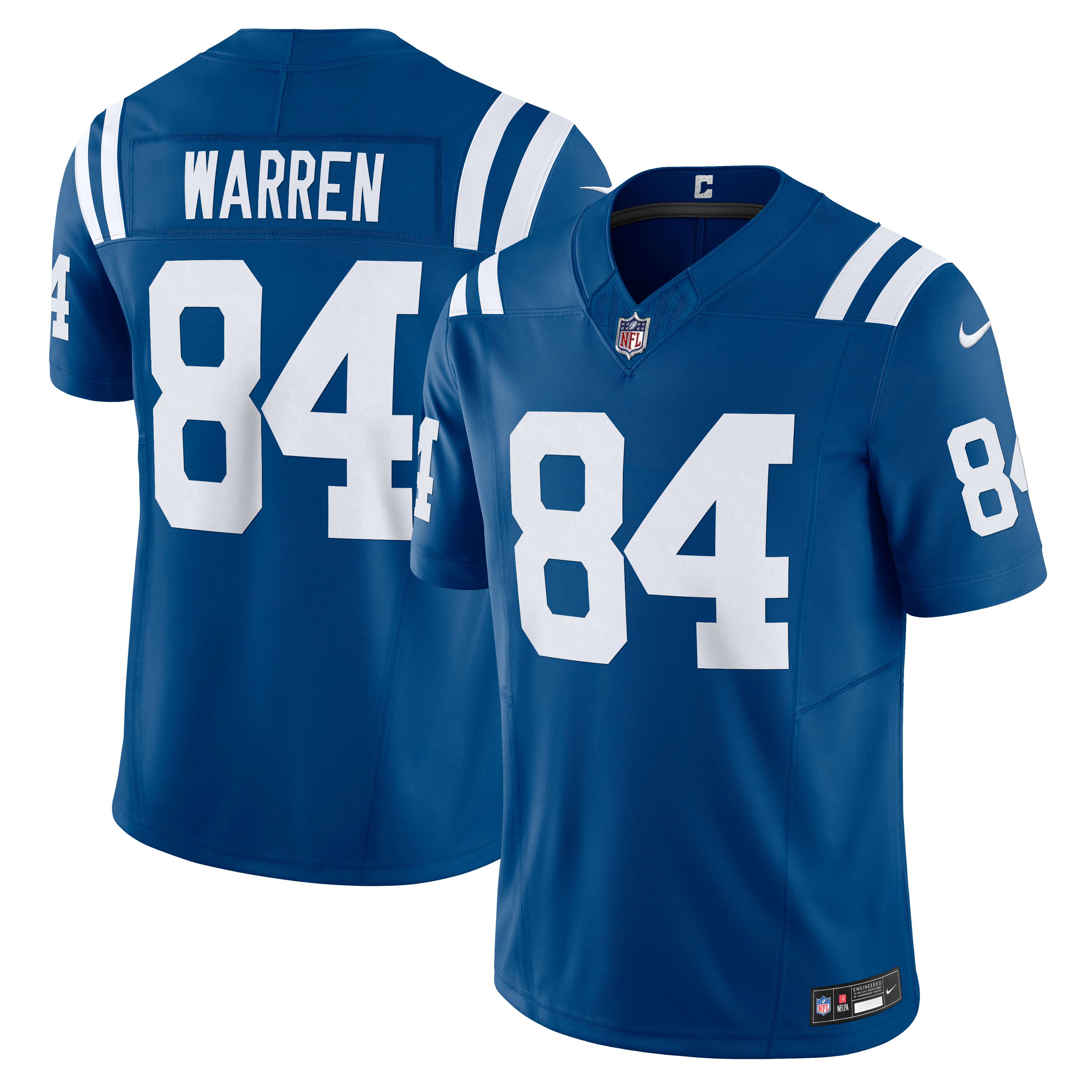 Tyler Warren Indianapolis Colts Team Vapor F.U.S.E. Limited Jersey - Royal
