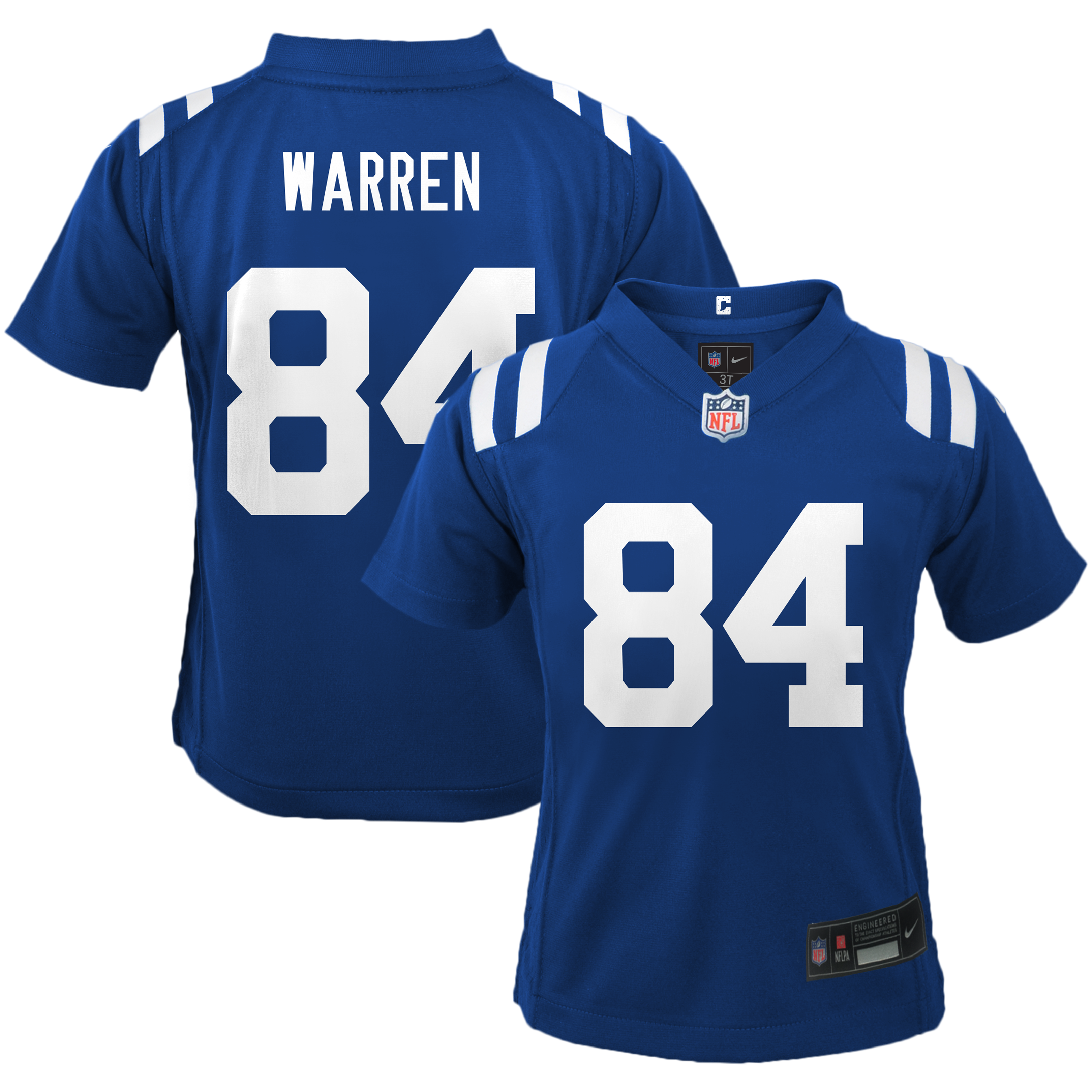 Tyler Warren Indianapolis Colts Toddler Team Game Jersey - Royal
