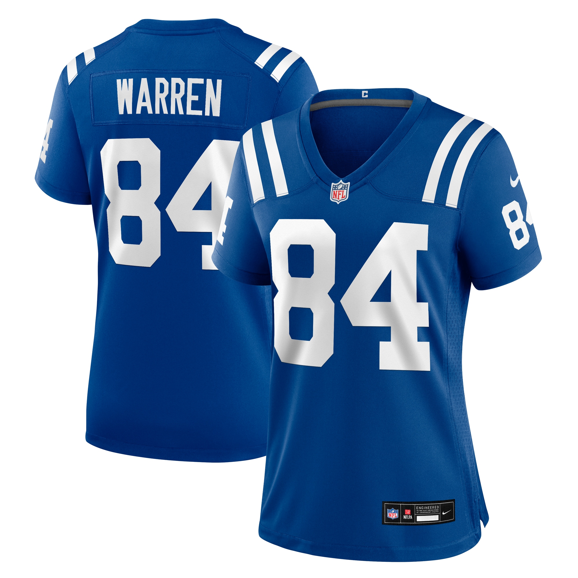 Tyler Warren Indianapolis Colts Women's Game Jersey - Royal